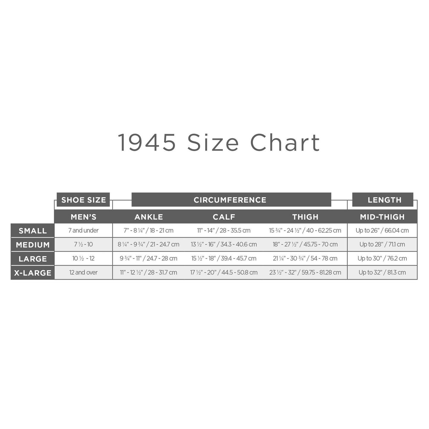 Men's Dress Thigh High/ 1945