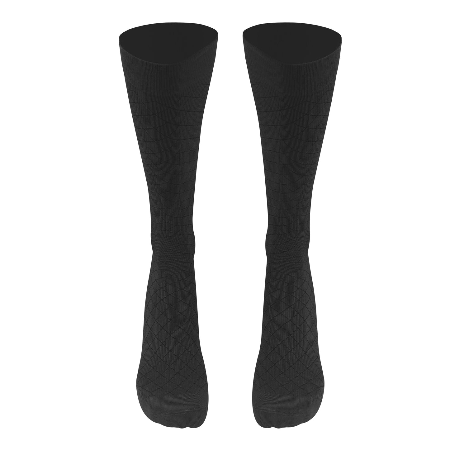 Knee High / Diamond Pattern / Unisex Socks / 1990