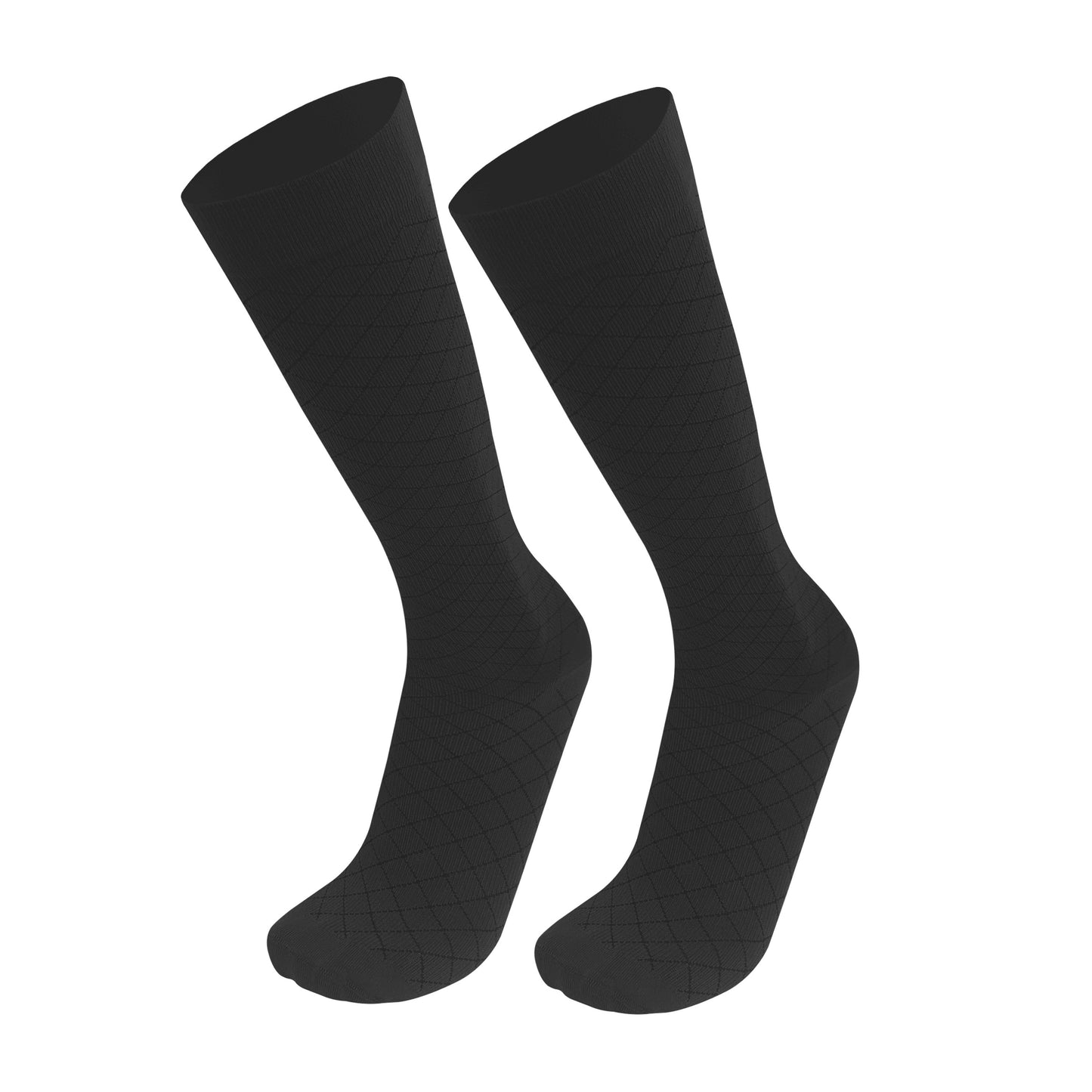 Knee High / Diamond Pattern / Unisex Socks / 1990
