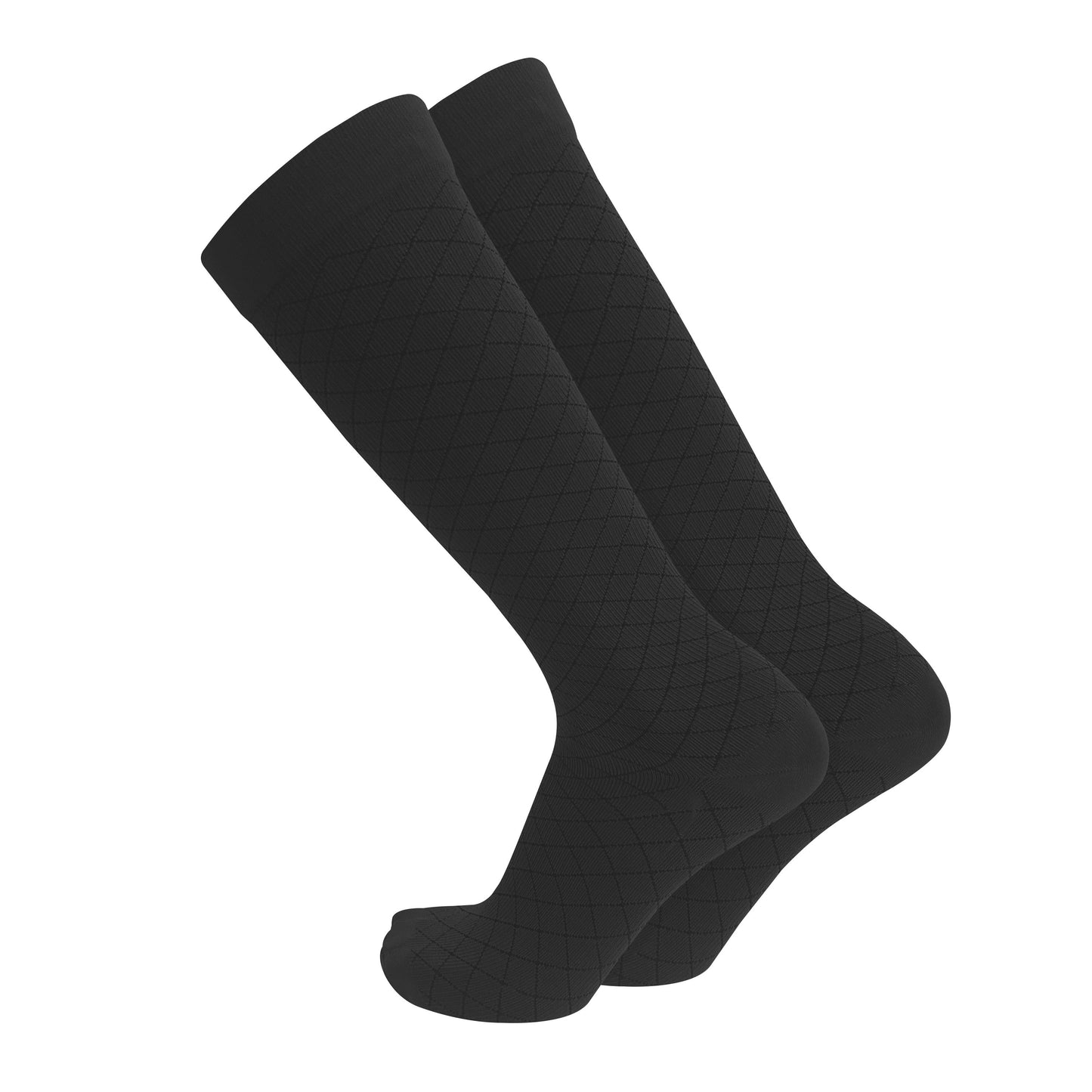 Knee High / Diamond Pattern / Unisex Socks / 1990