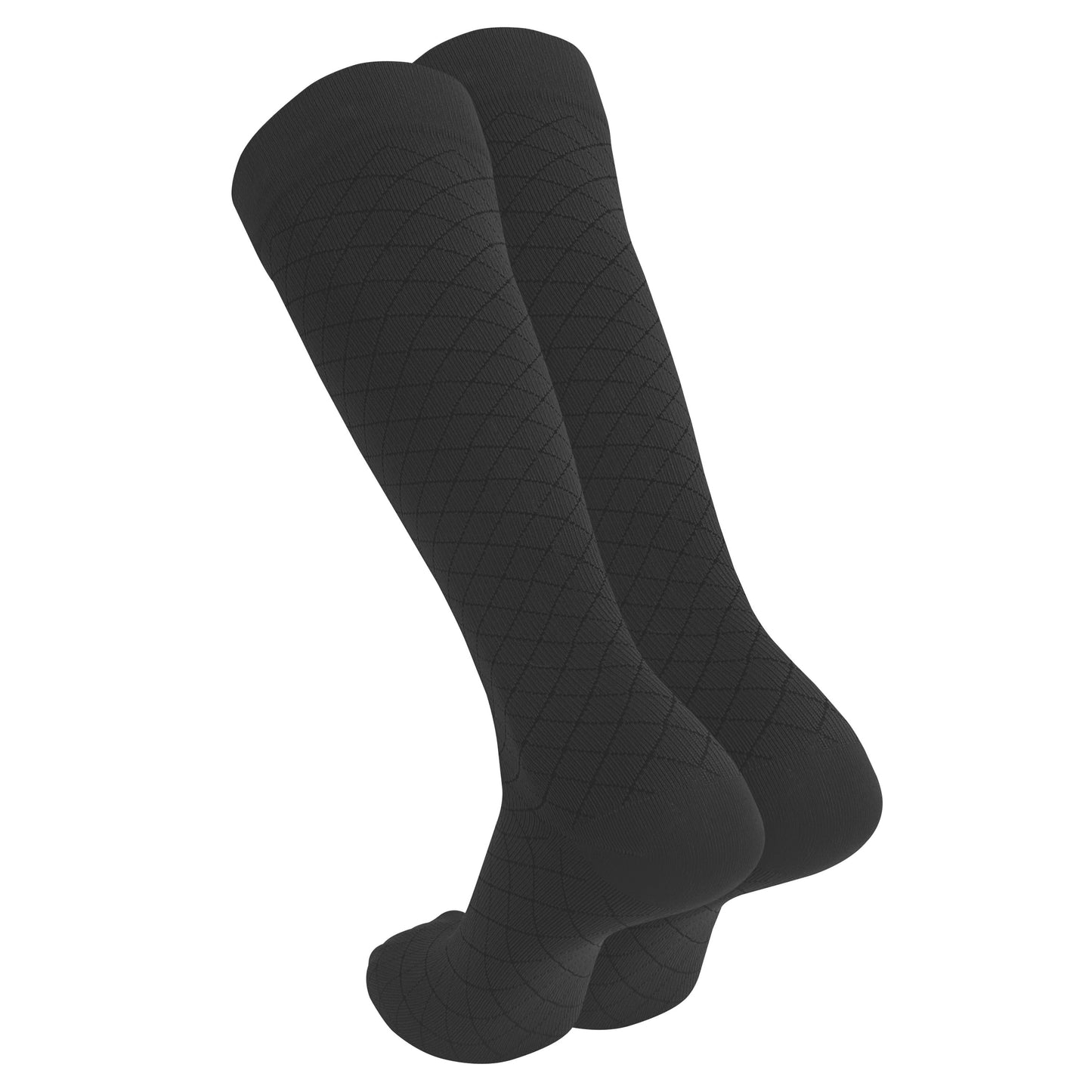 Knee High / Diamond Pattern / Unisex Socks / 1990