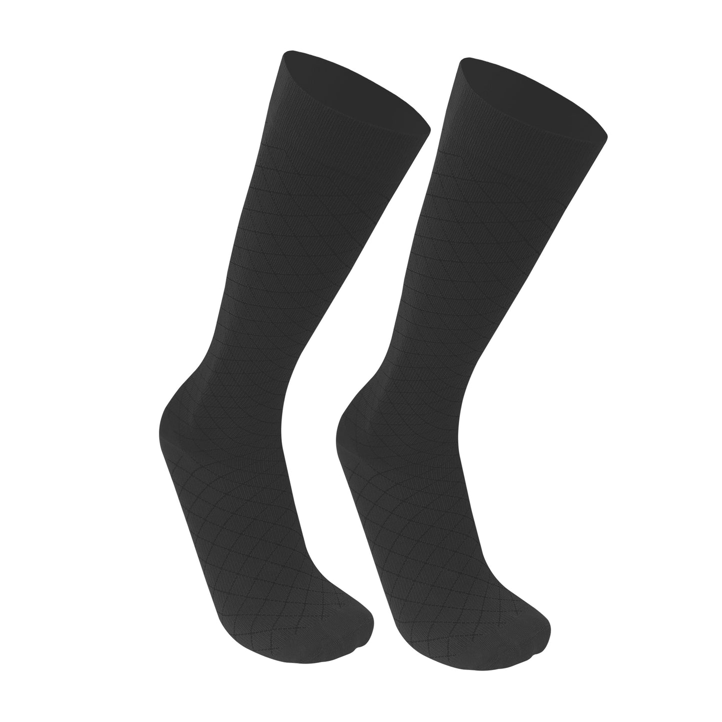 Knee High / Diamond Pattern / Unisex Socks / 1990
