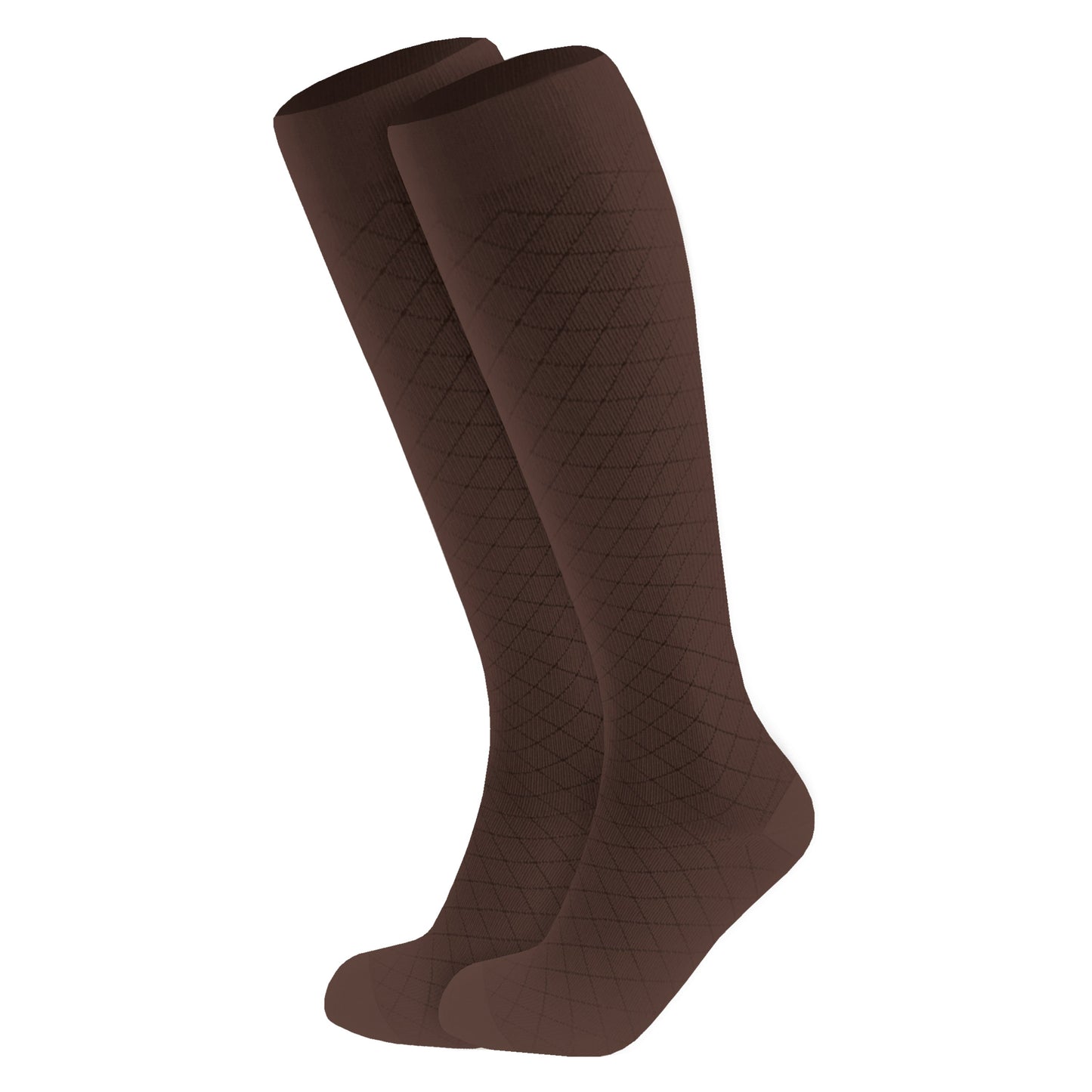 Knee High / Diamond Pattern / Unisex Socks / 1990