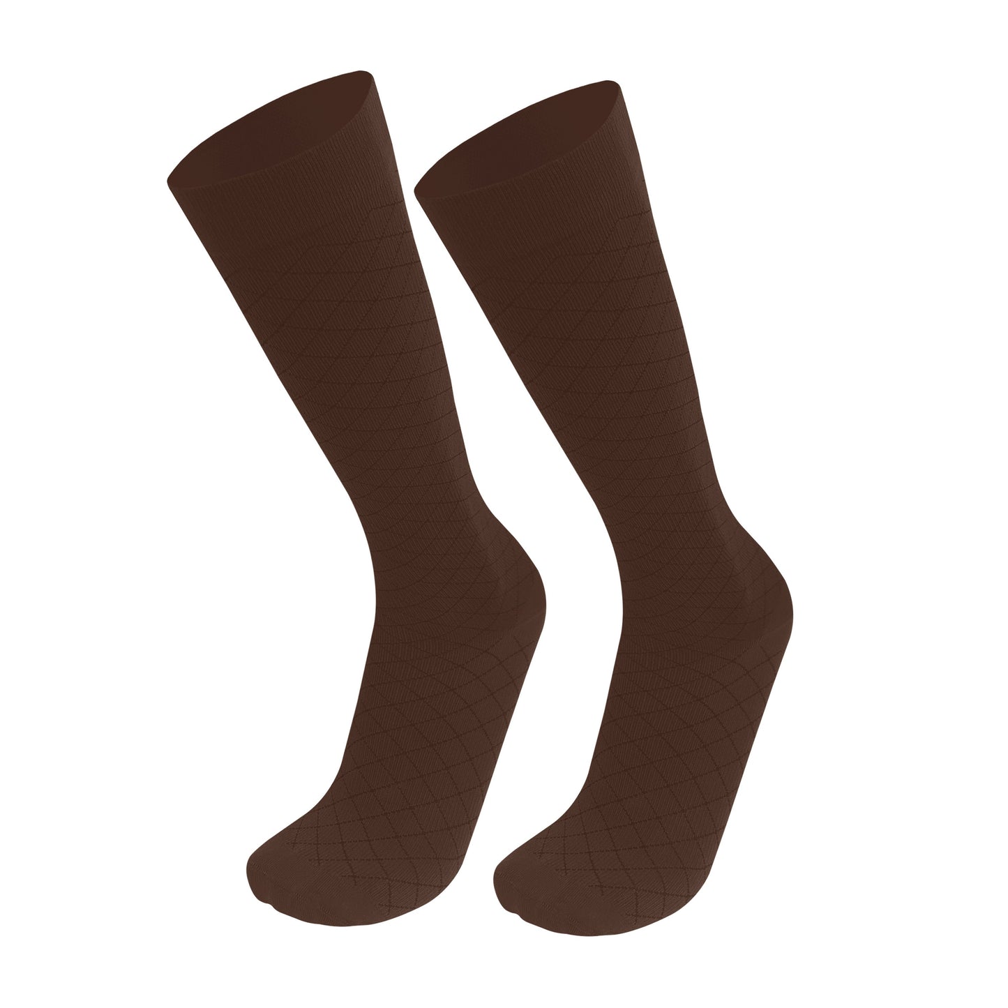 Knee High / Diamond Pattern / Unisex Socks / 1990