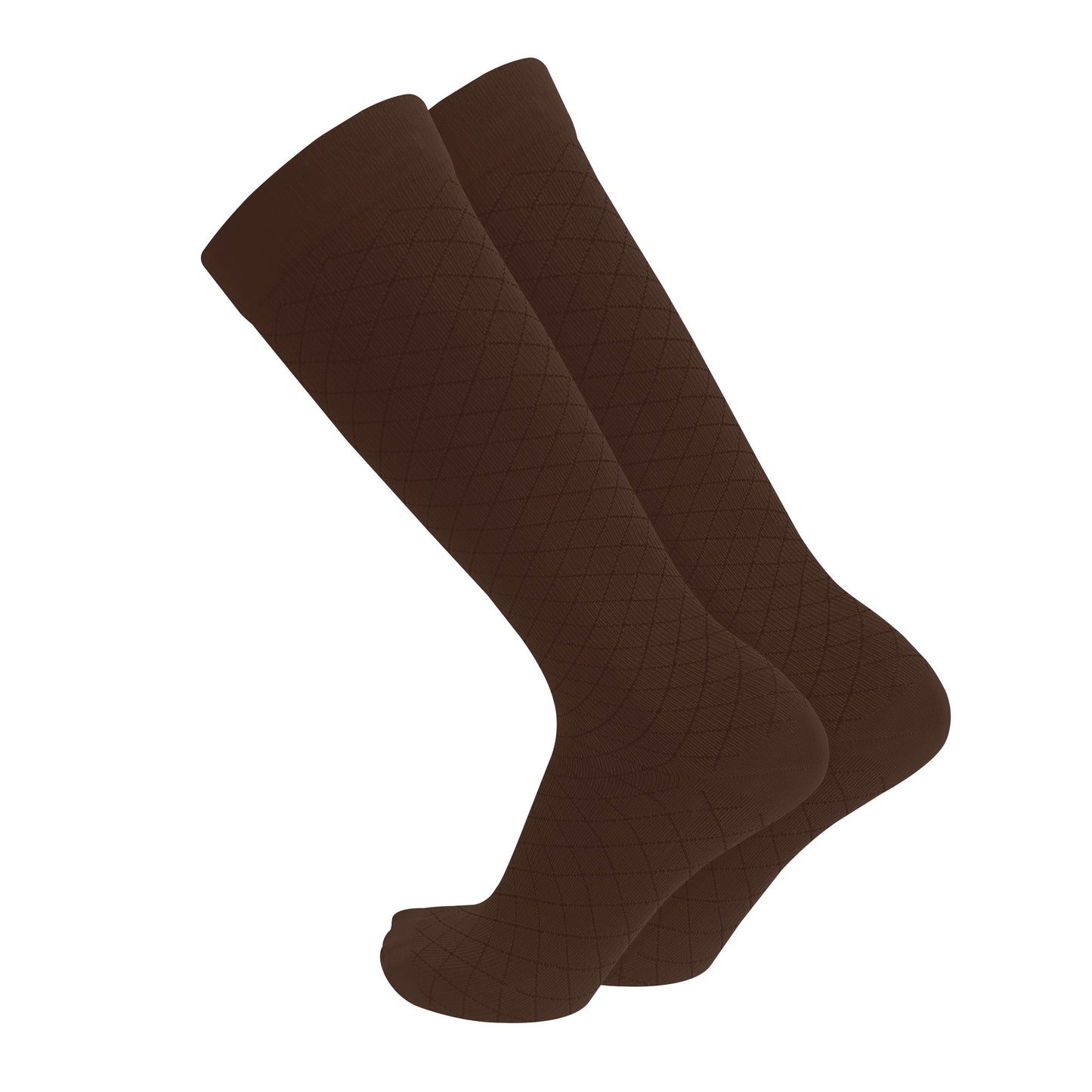 Knee High / Diamond Pattern / Unisex Socks / 1990