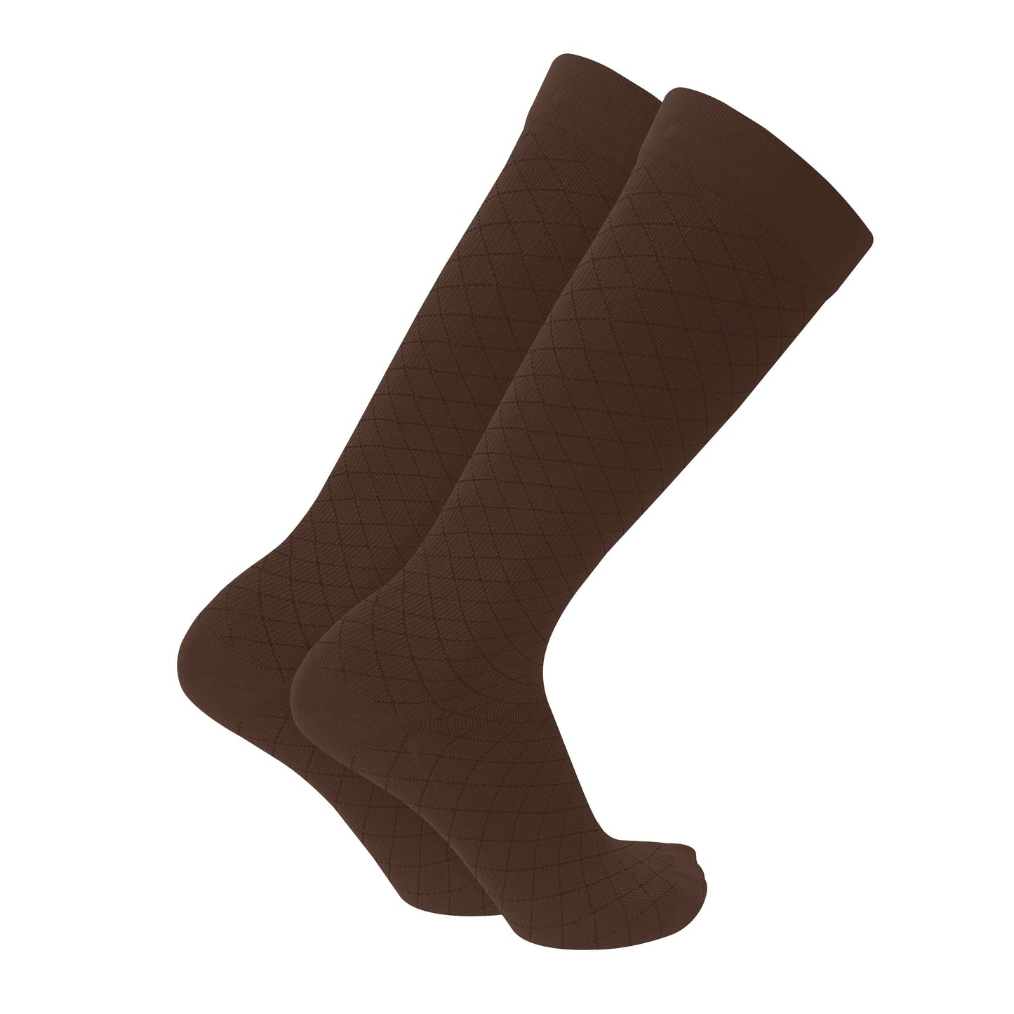 Knee High / Diamond Pattern / Unisex Socks / 1990