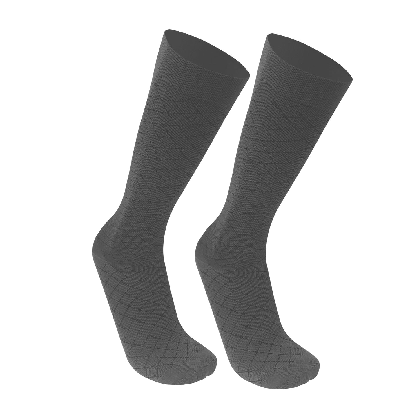 Knee High / Diamond Pattern / Unisex Socks / 1990