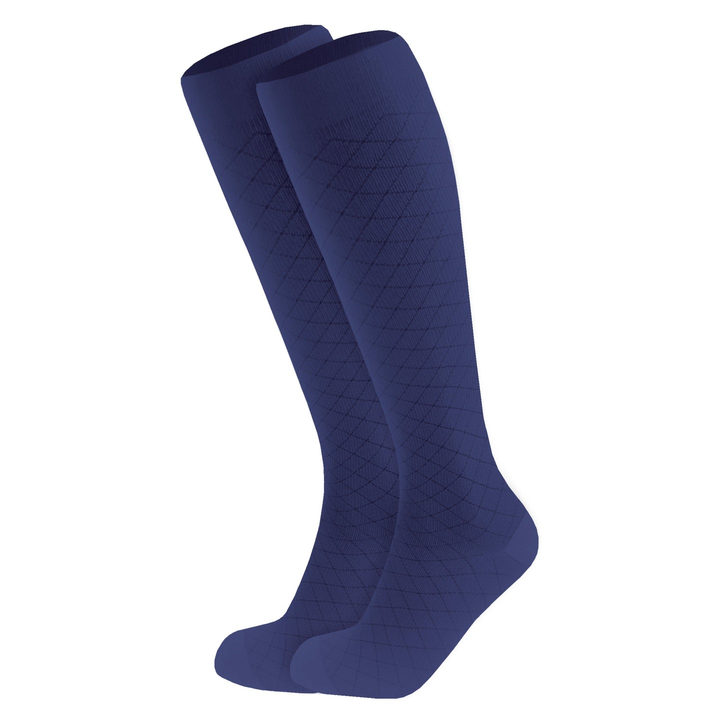 Knee High / Diamond Pattern / Unisex Socks / 1990