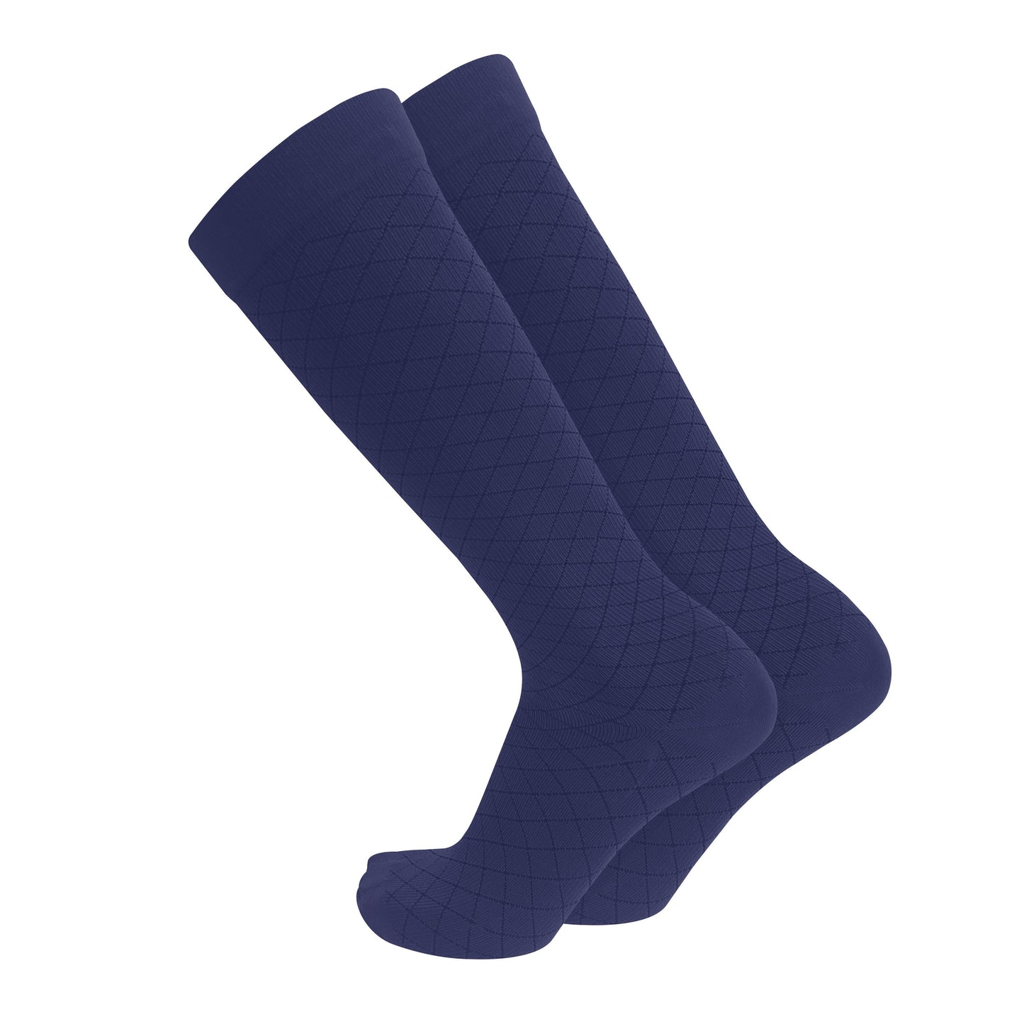 Knee High / Diamond Pattern / Unisex Socks / 1990