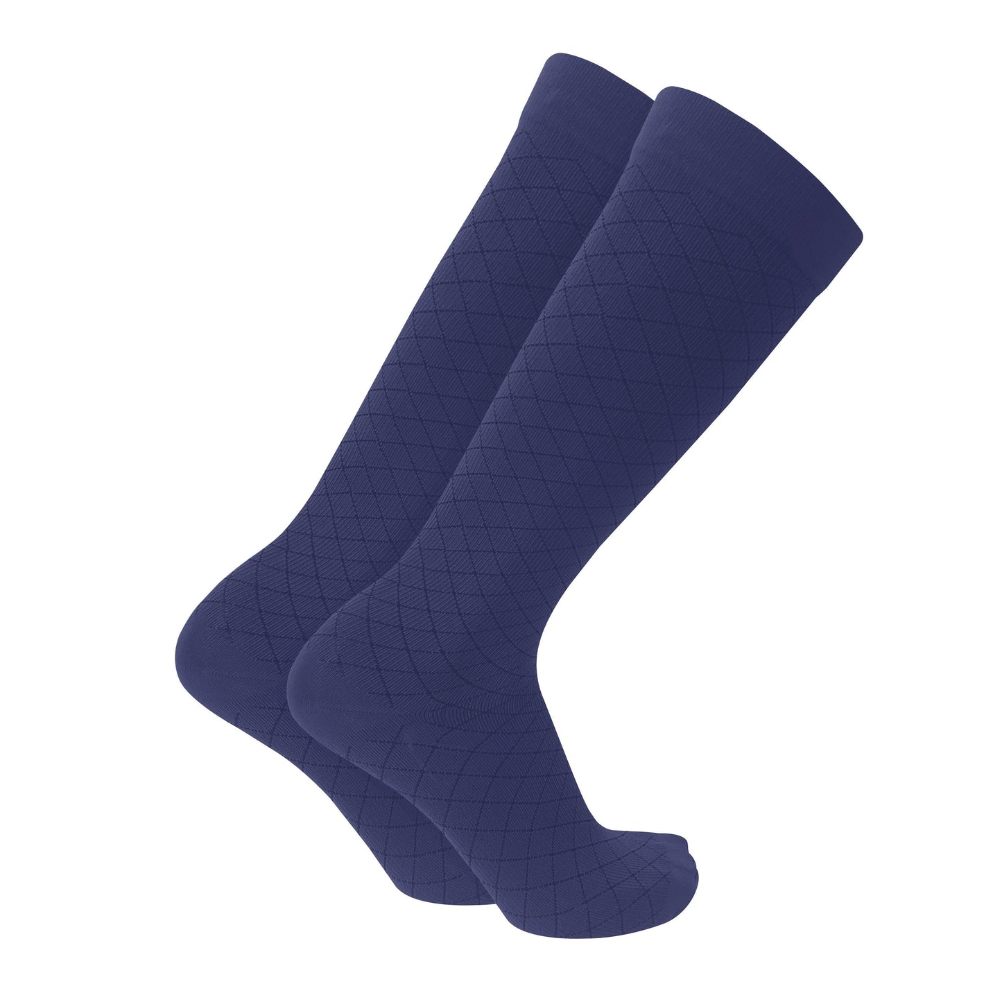Knee High / Diamond Pattern / Unisex Socks / 1990