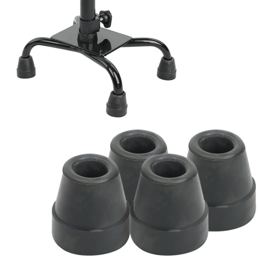 BIOS Living Quad Cane Tips 1/2 Inch – Pack of 4