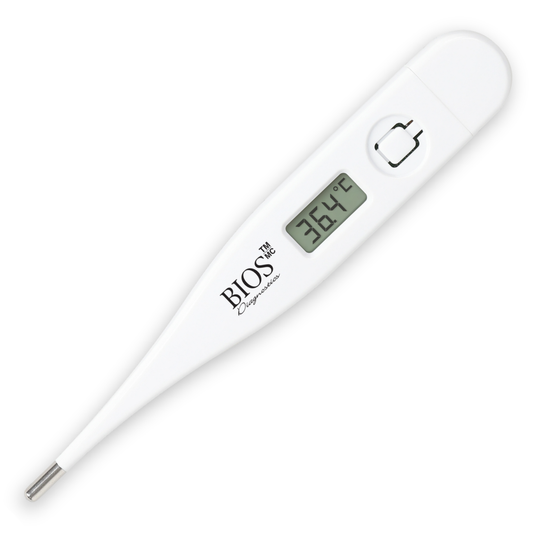 BIOS Digital Fever Thermometer for Oral, Rectal and Underarm Use