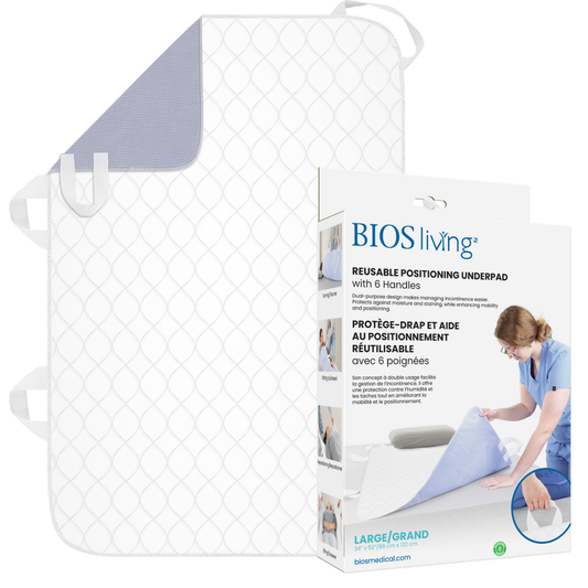 Reusable Positioning Underpad with 6 handles - Large