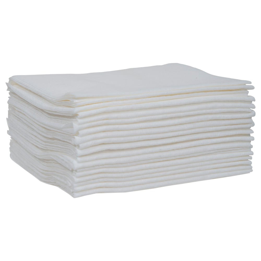 WYPALL X60 HYGIENIC WASHCLOTH, 1⁄4 Fold, 12.5X10IN, 1PLY