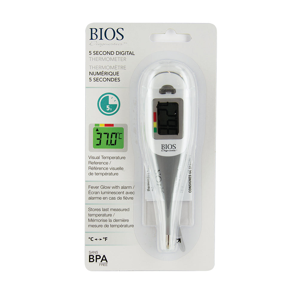 Jumbo, 5 Second, Thermometer with Fever Glow