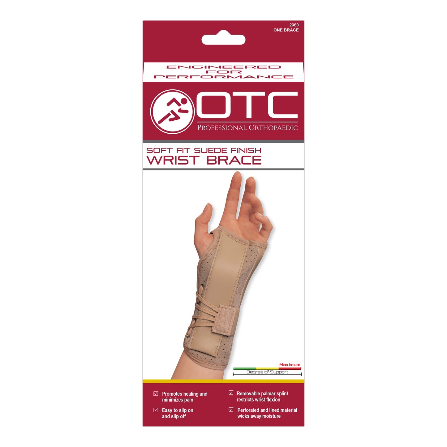 2360 / ELASTIC COCK-UP WRIST SPLINT / REVERSIBLE