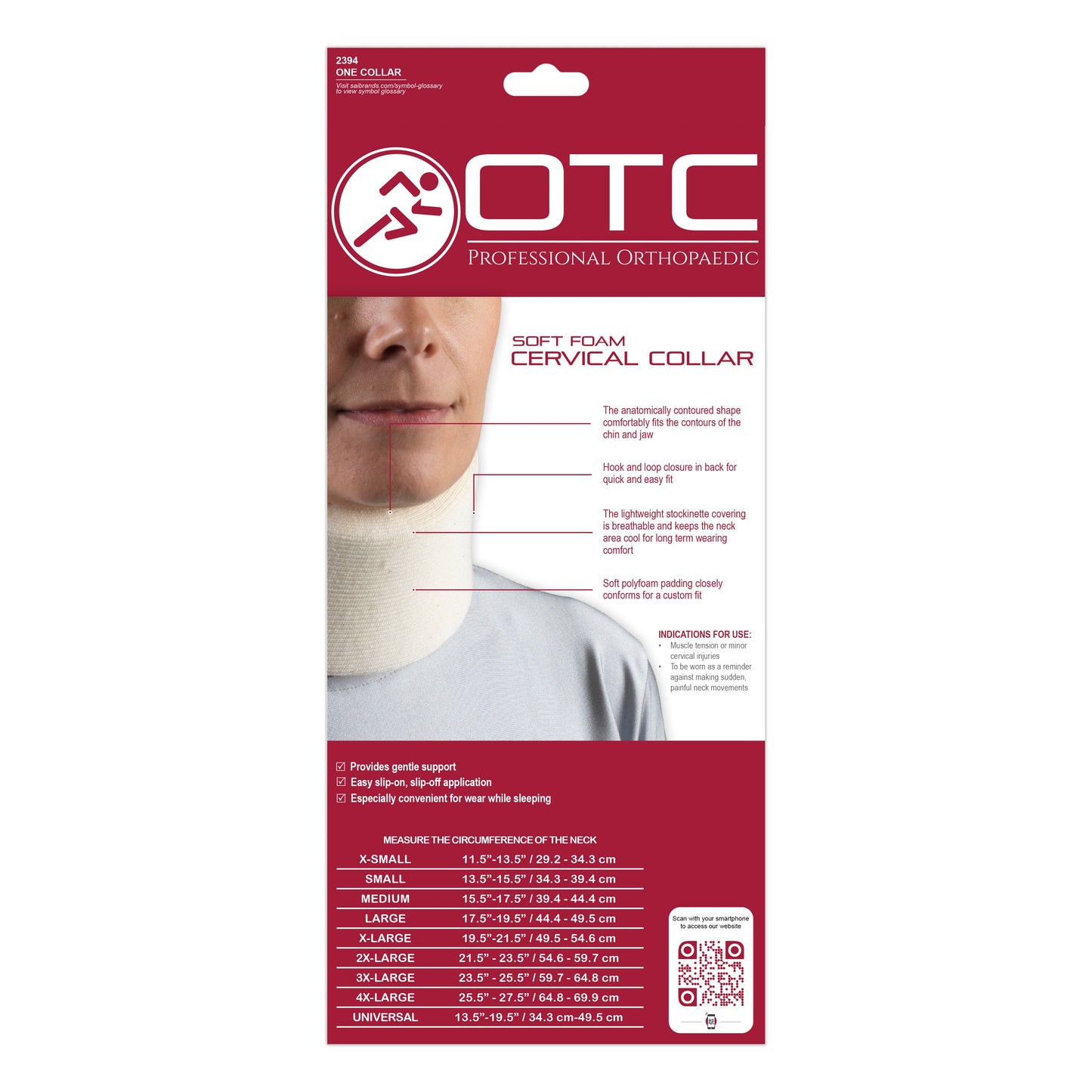 2394 / FOAM CERVICAL COLLAR / SOFT