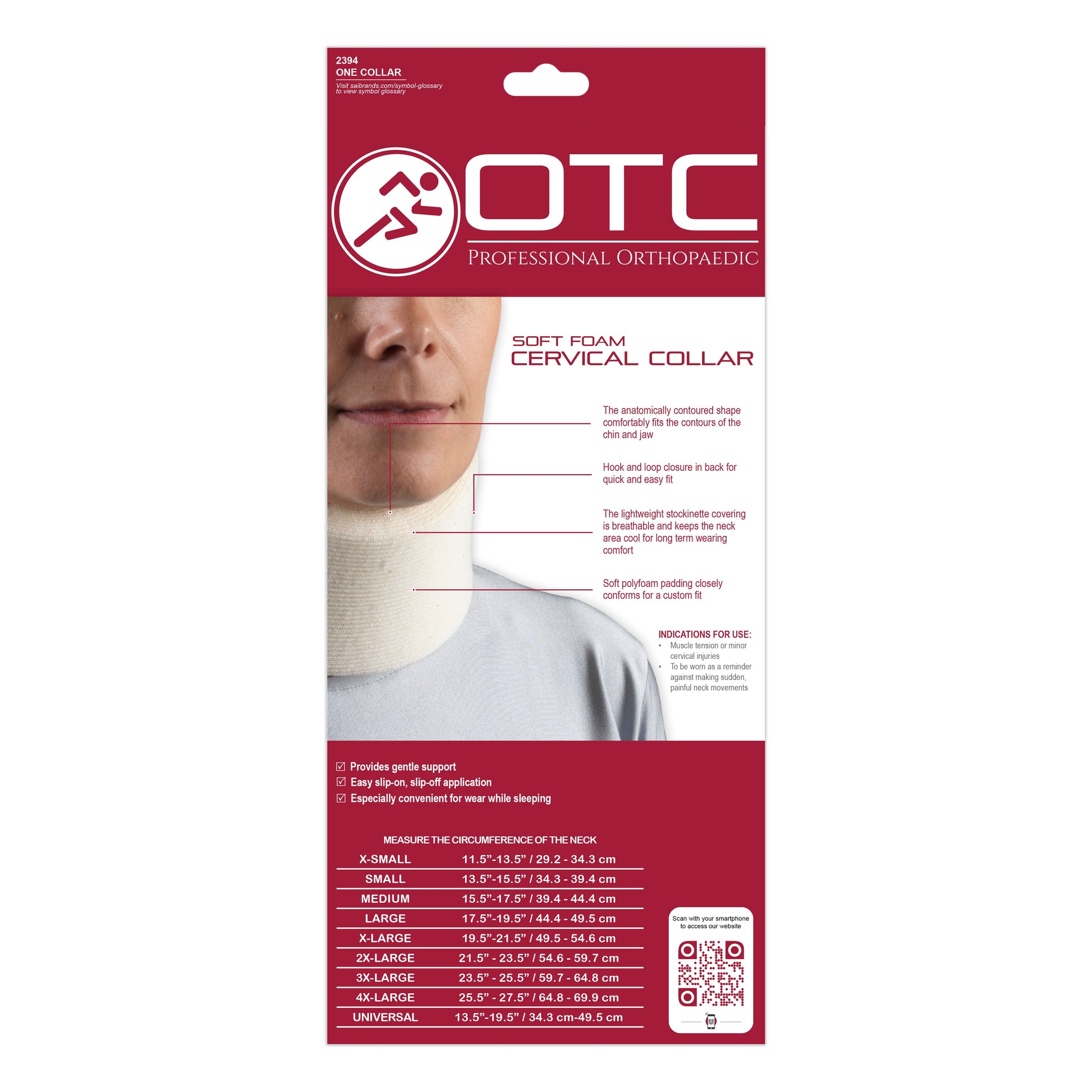 2394 / FOAM CERVICAL COLLAR / SOFT