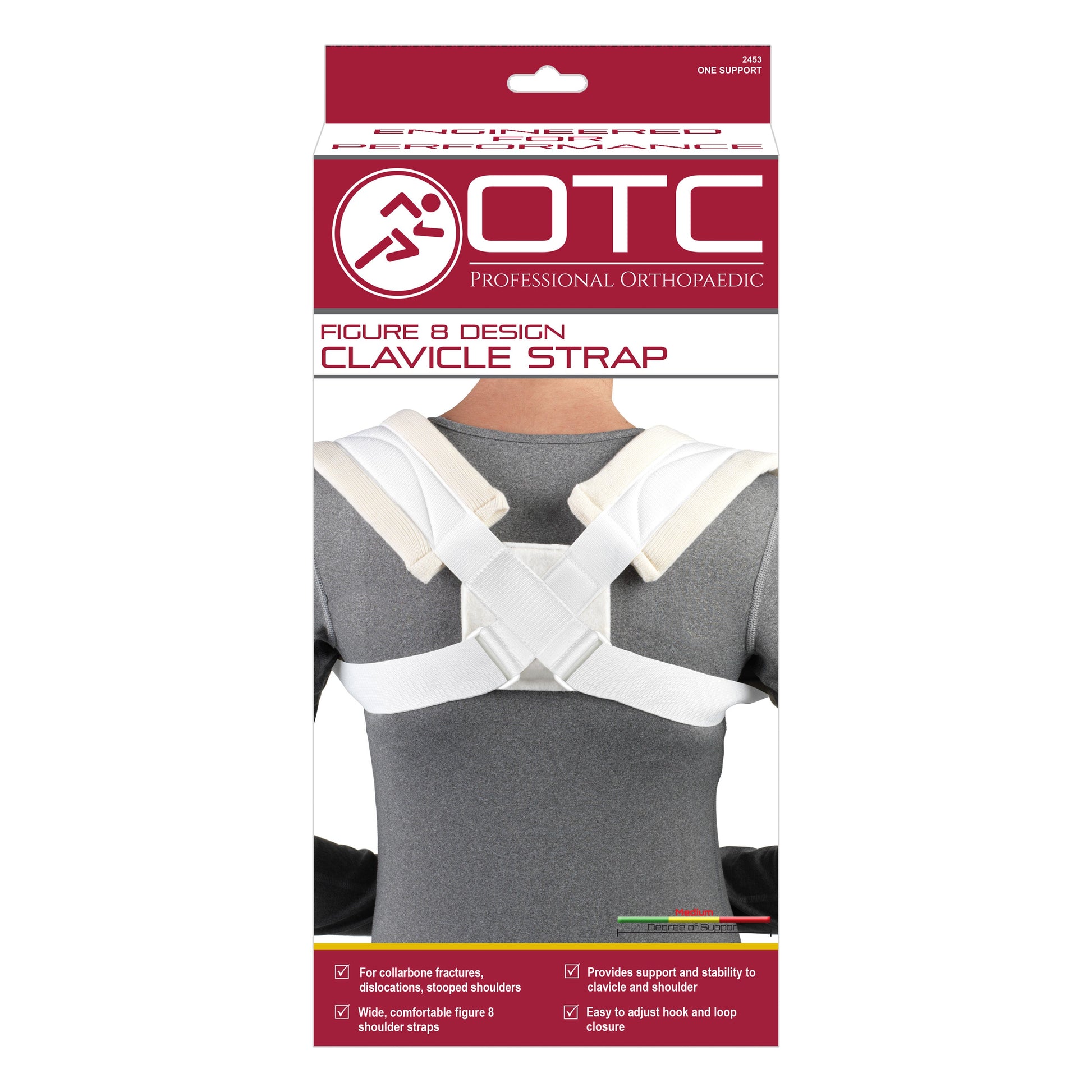 2453 / FIGURE-8 DESIGN CLAVICLE STRAP