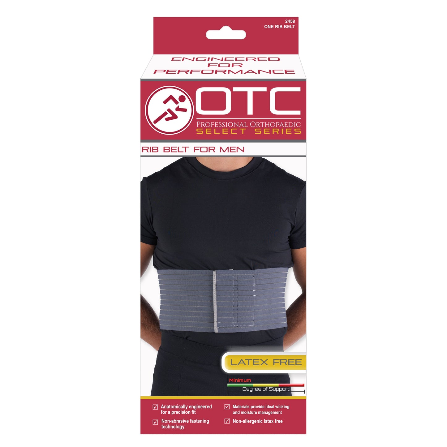 2458 / SELECT SERIES 6" RIB BELT FOR MEN