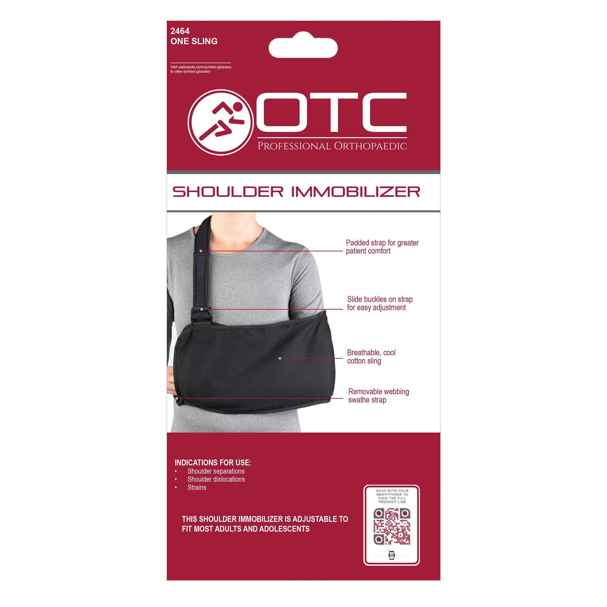2464 / LIGHTWEIGHT SHOULDER IMMOBILIZER