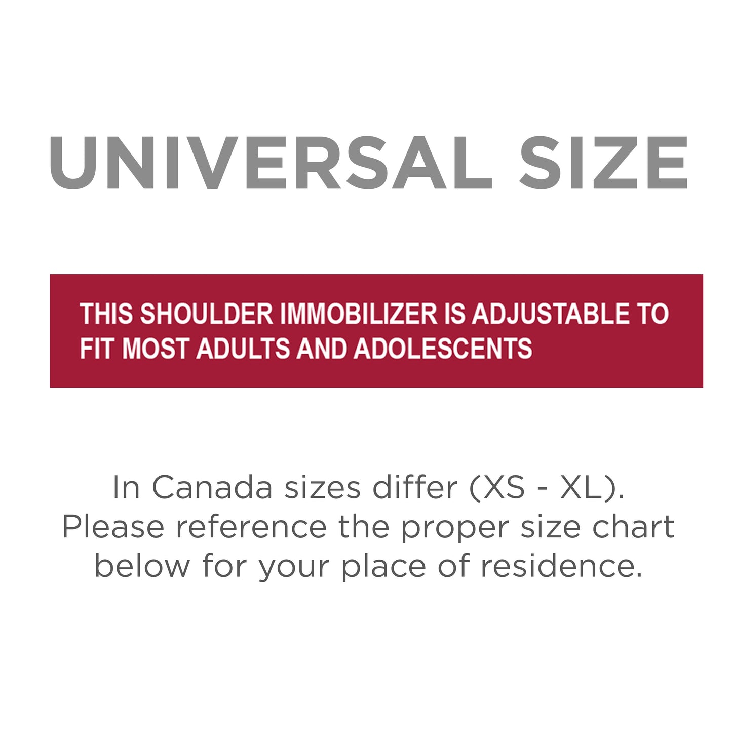 2464 / LIGHTWEIGHT SHOULDER IMMOBILIZER