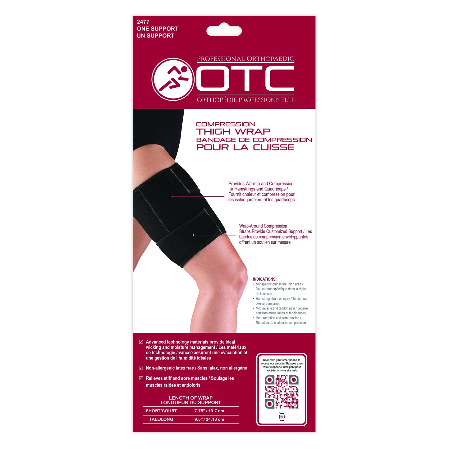 2477 / Compression Thigh Wrap