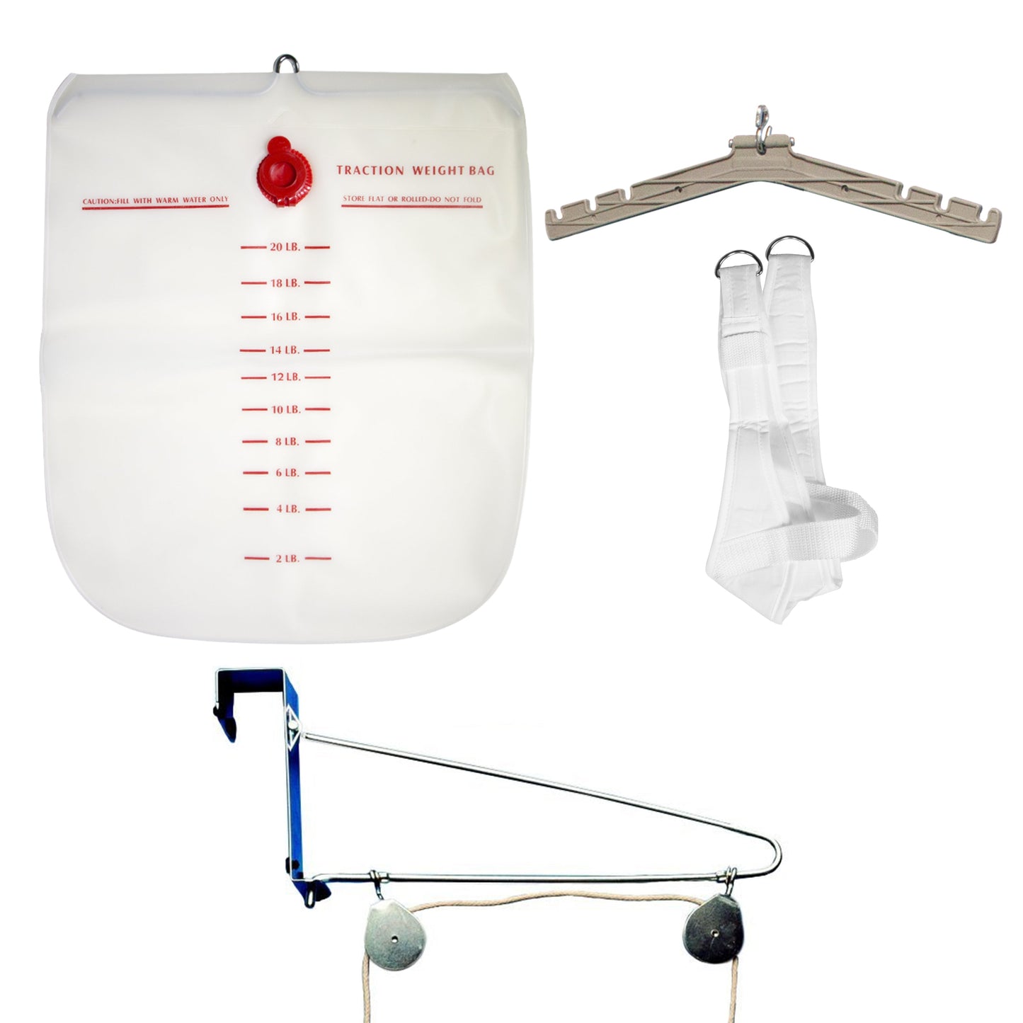 2501 / OVER DOOR HEAD HALTER CERVICAL TRACTION KIT