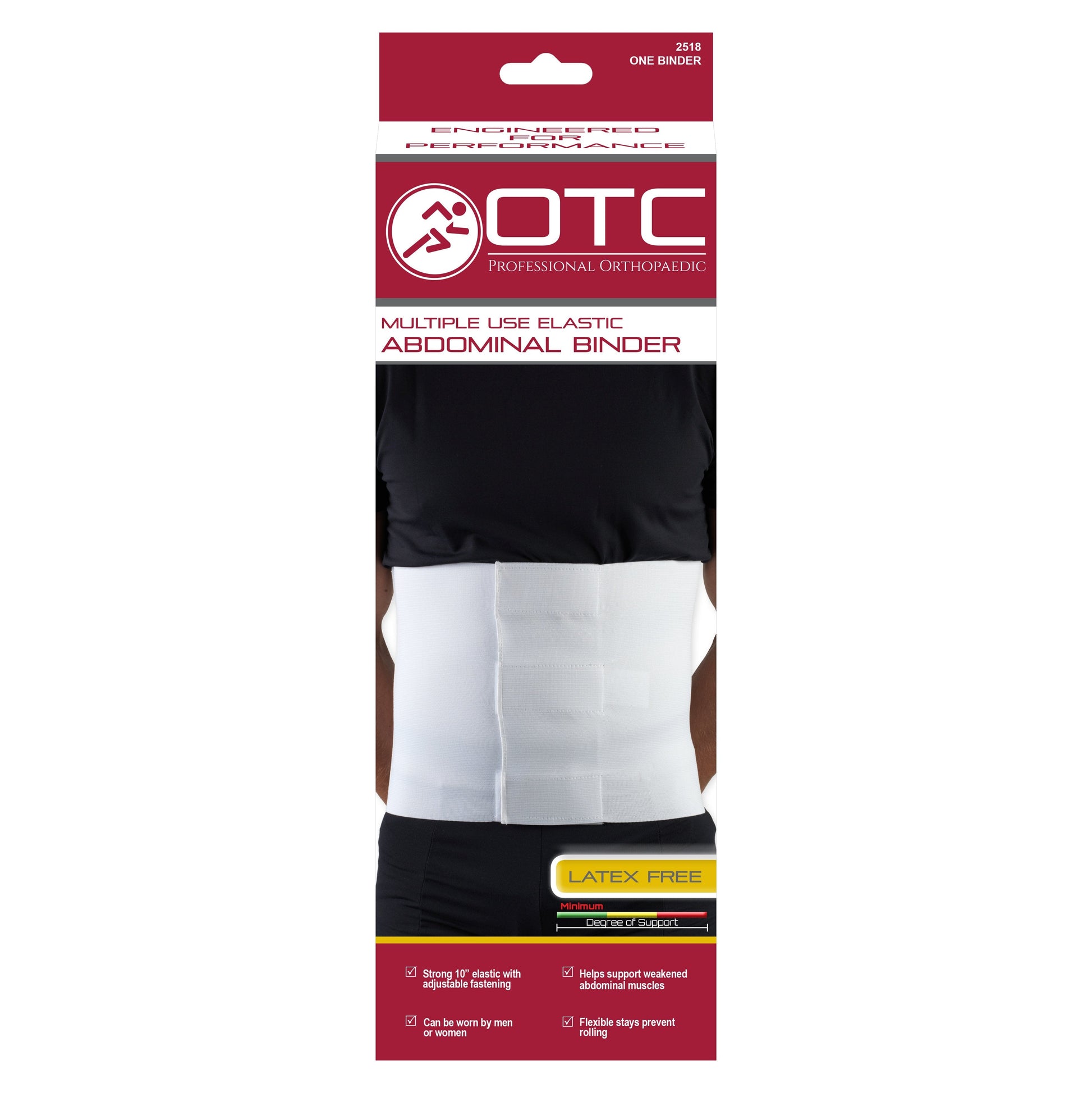 2518 / 10" ELASTIC ABDOMINAL BINDER