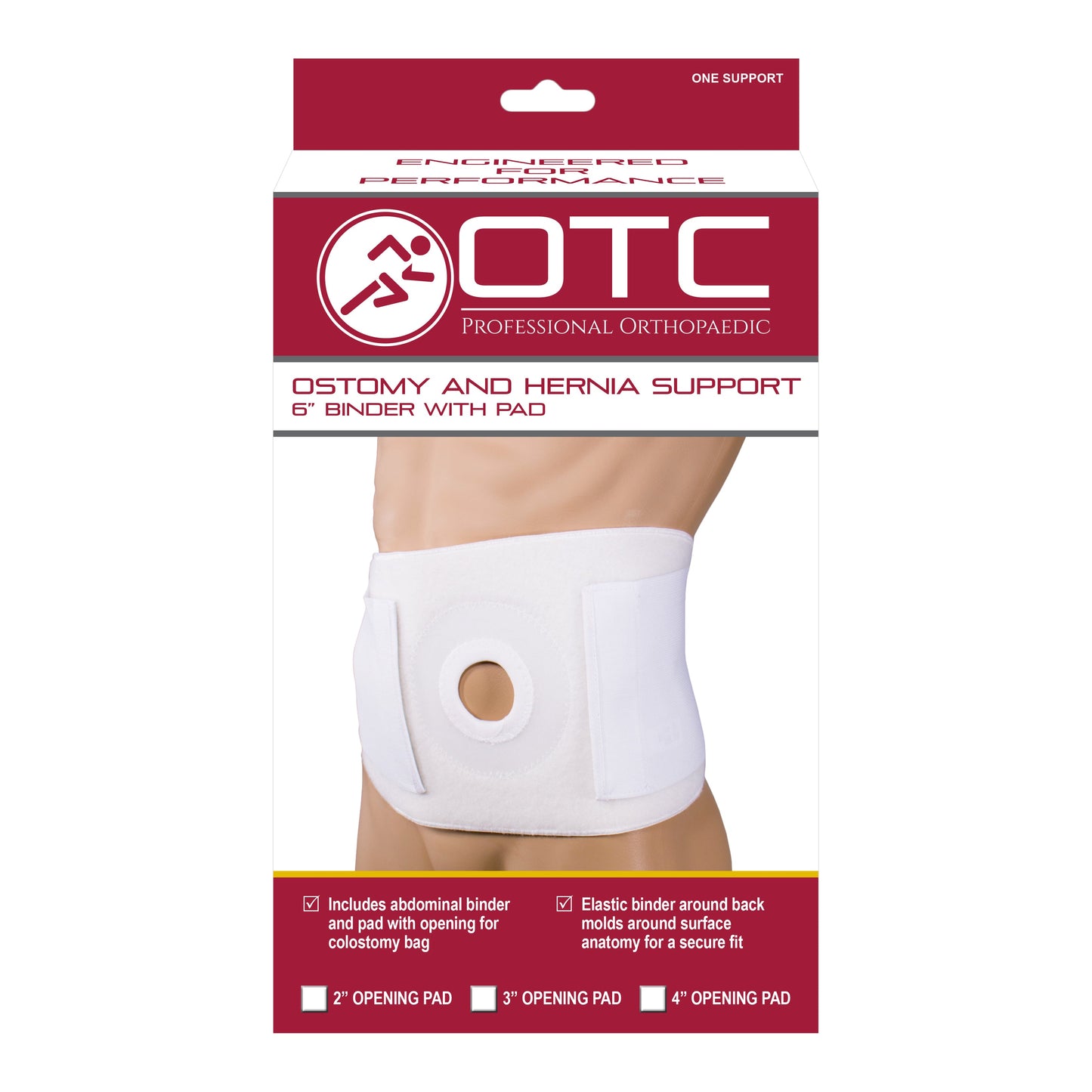 OTC OSTOMY AND HERNIA SUPPORTS