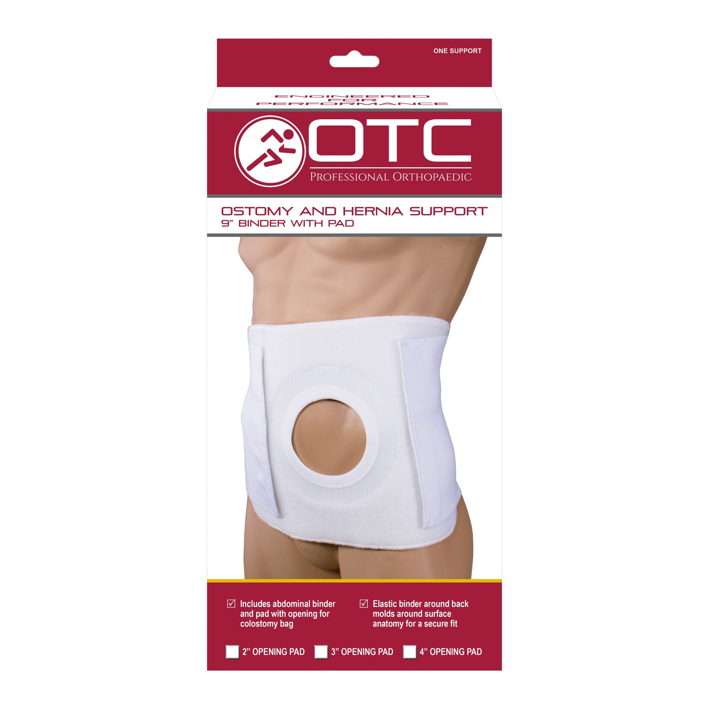 OTC OSTOMY AND HERNIA SUPPORTS