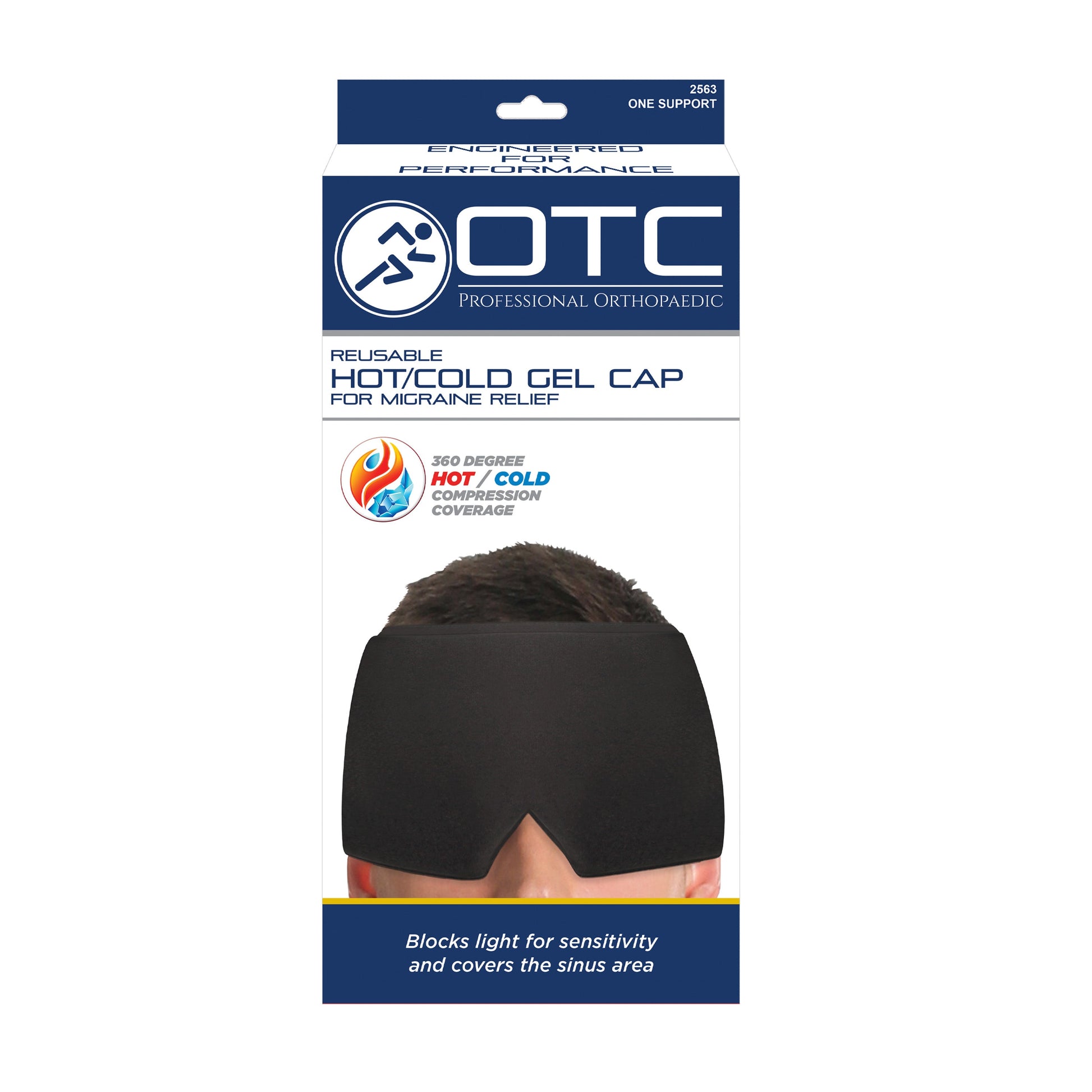 2563 / REUSABLE HOT/COLD GEL CAP FOR MIGRAINE RELIEF