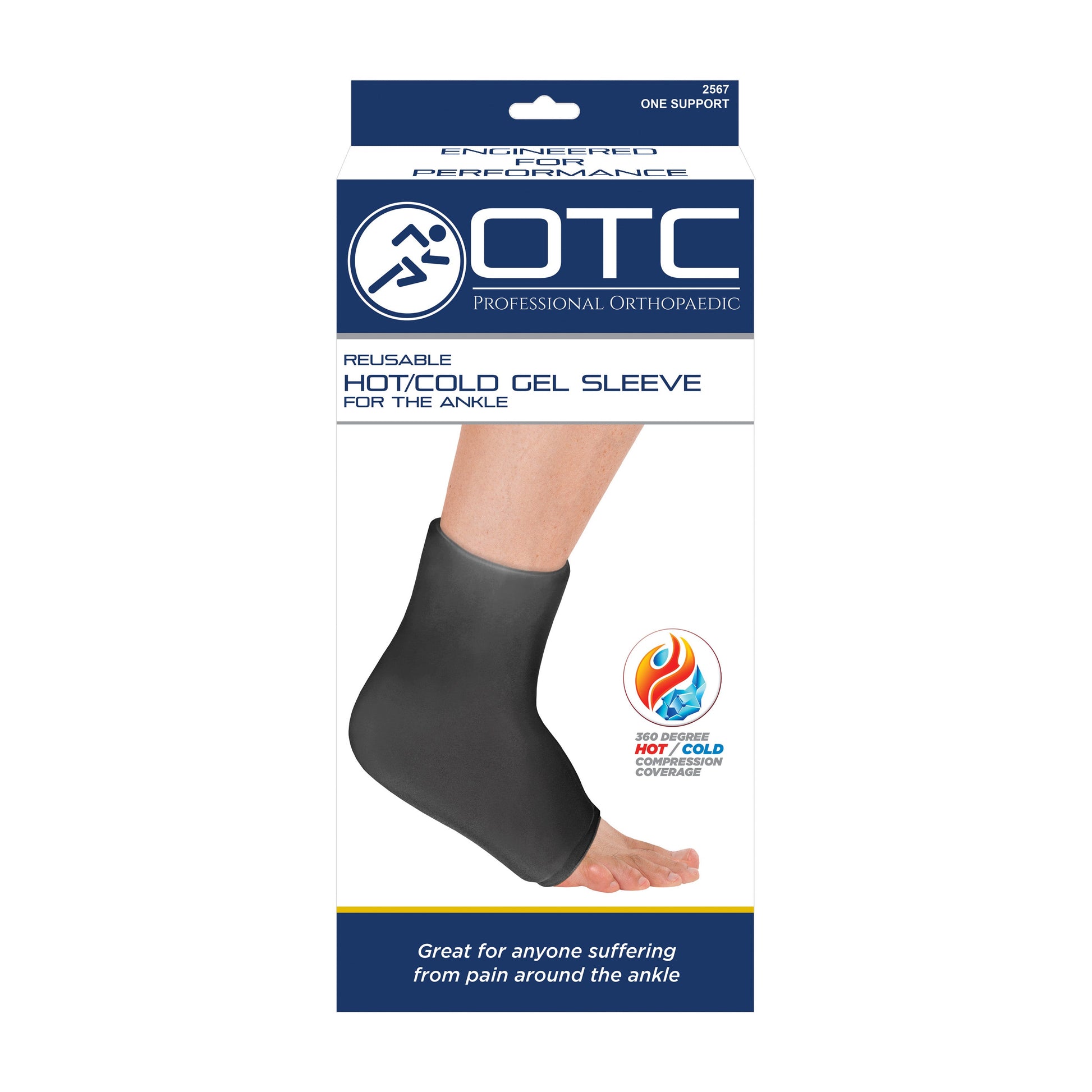 2567 / REUSABLE HOT/COLD GEL SLEEVE FOR ANKLE