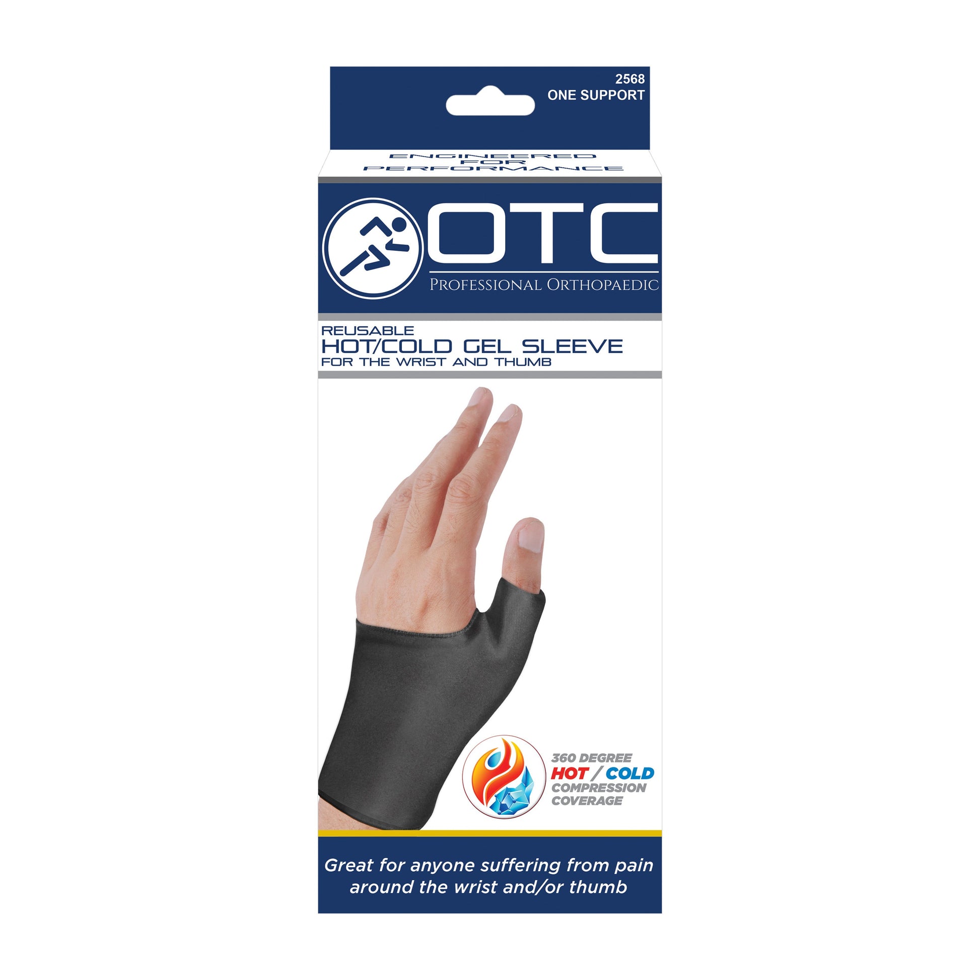 2568 / REUSABLE HOT/COLD GEL SLEEVE FOR WRIST AND THUMB