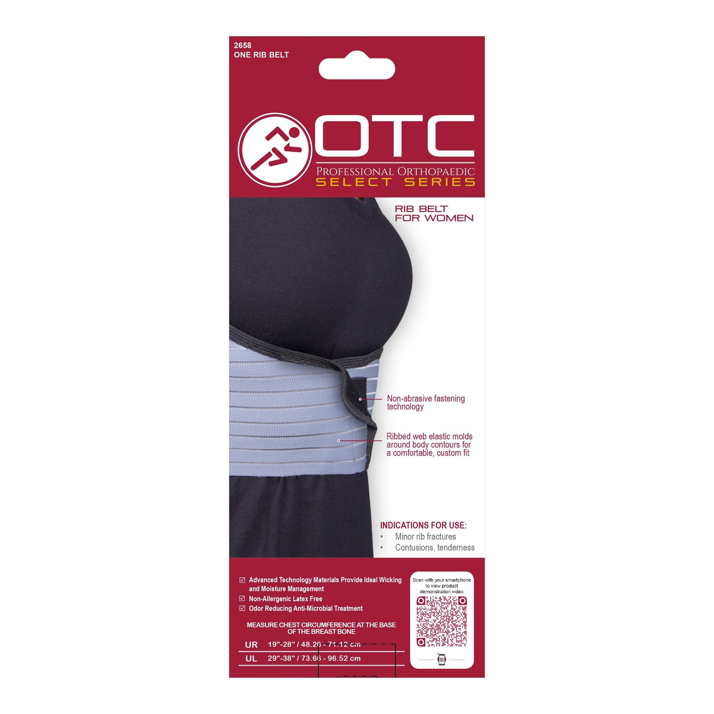 2658 / SELECT SERIES 6" RIB BELT FOR WOMEN