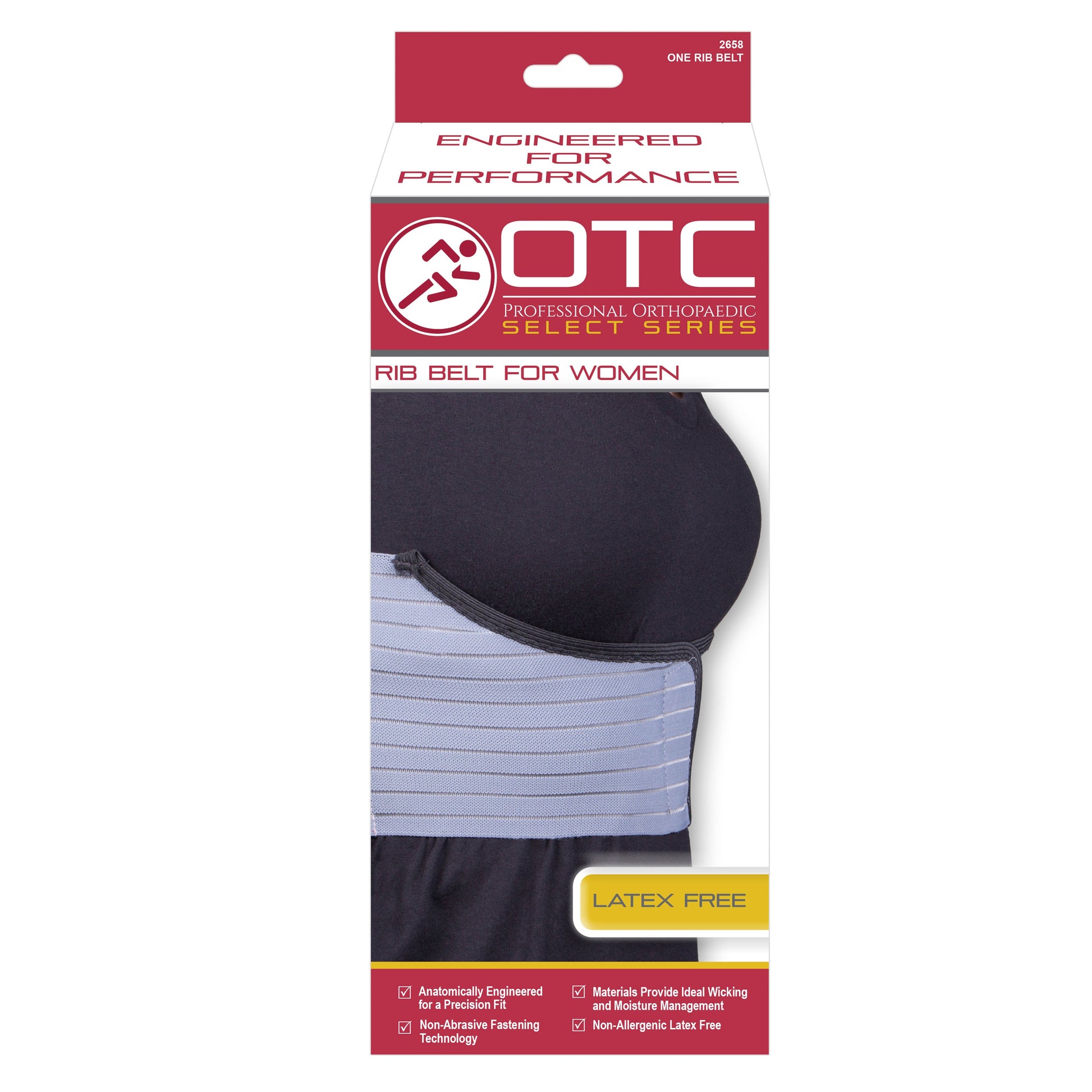 2658 / SELECT SERIES 6" RIB BELT FOR WOMEN