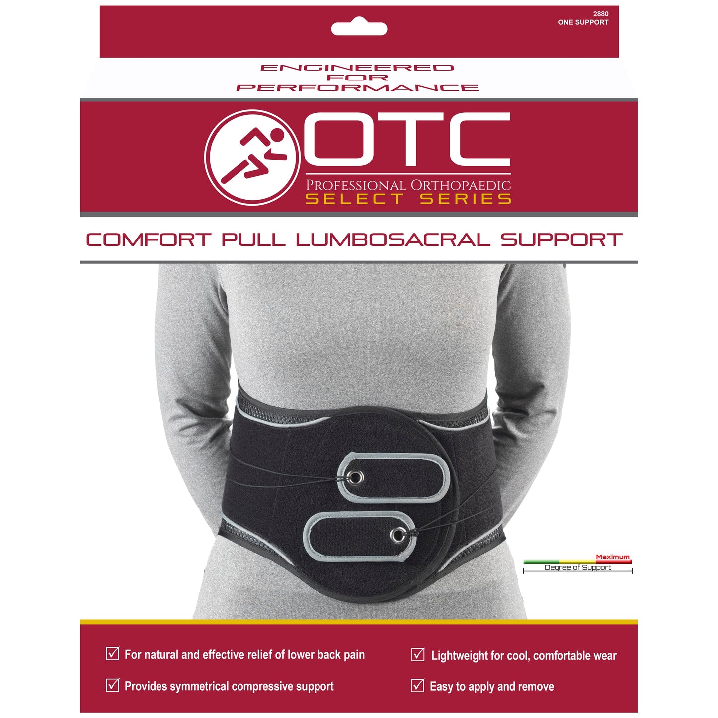 2880 / COMFORT PULL LUMBOSACRAL SUPPORT