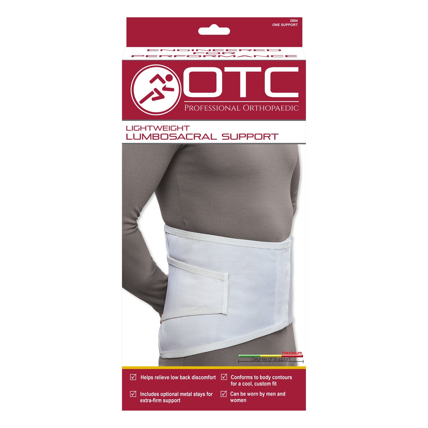 2884 / LIGHTWEIGHT LUMBOSACRAL SUPPORT