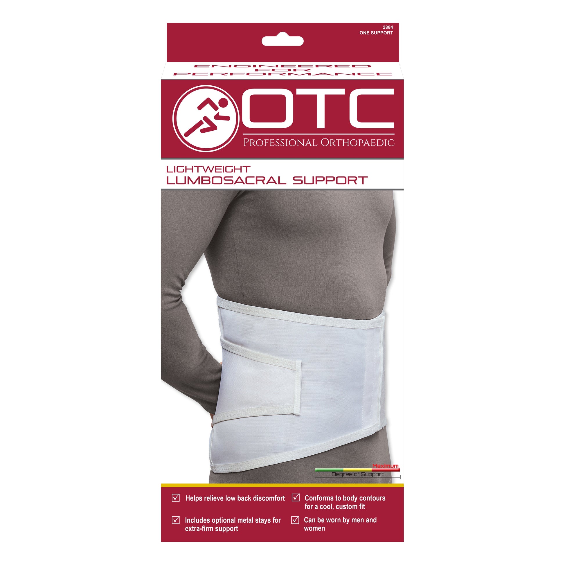 2884 / LIGHTWEIGHT LUMBOSACRAL SUPPORT