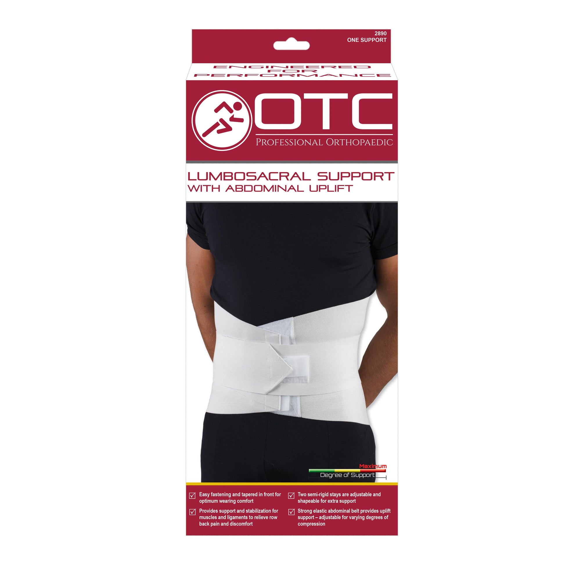 2890 / LUMBOSACRAL SUPPORT - ABDOMINAL UPLIFT