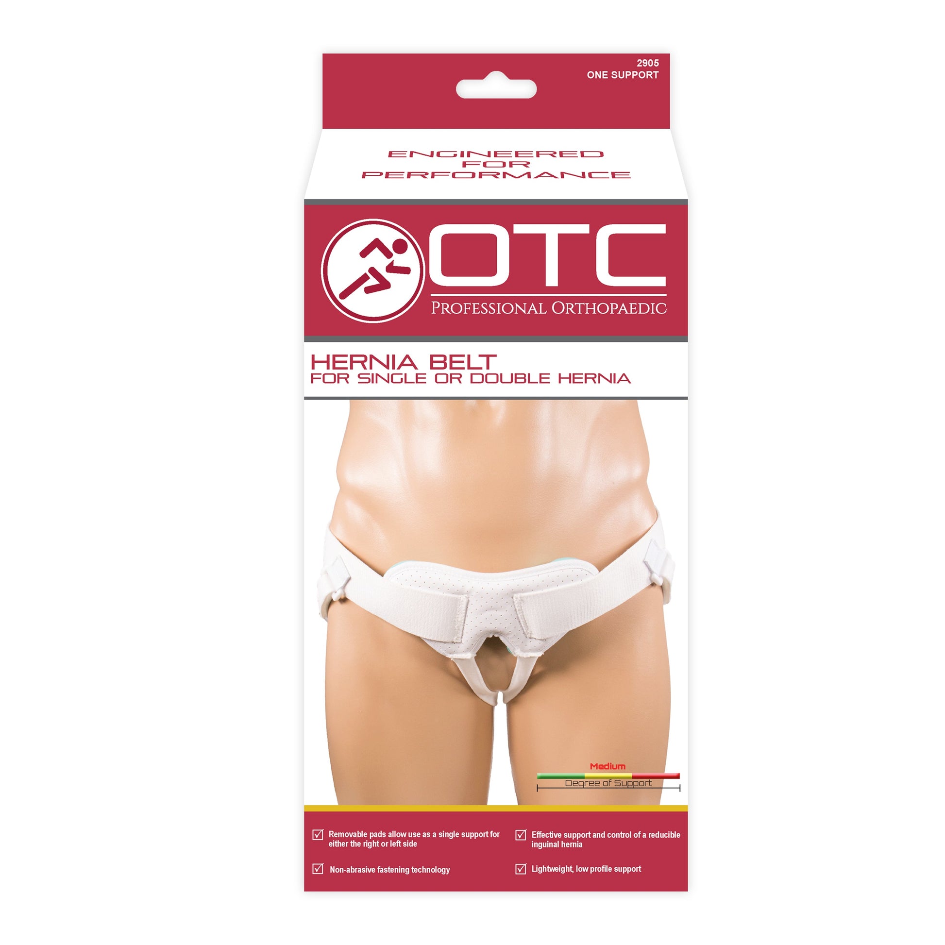 2905 / HERNIA BELT FOR SINGLE OR DOUBLE HERNIA
