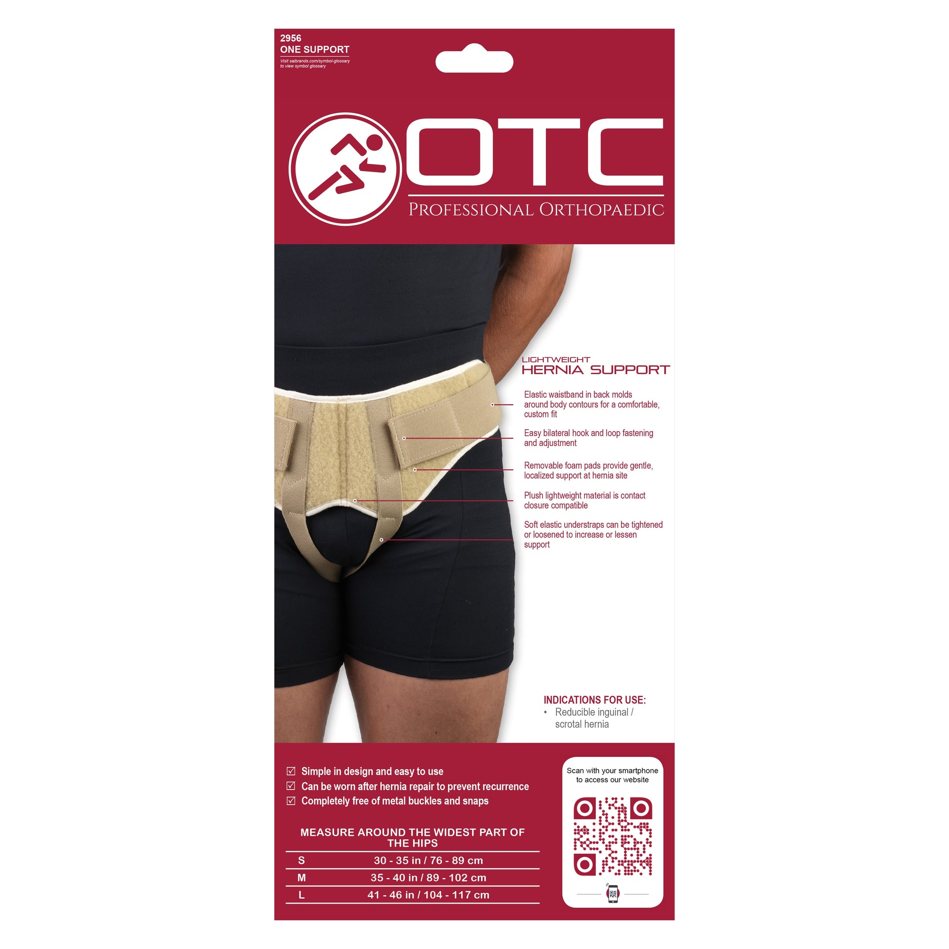 2956 / LIGHTWEIGHT HERNIA SUPPORT