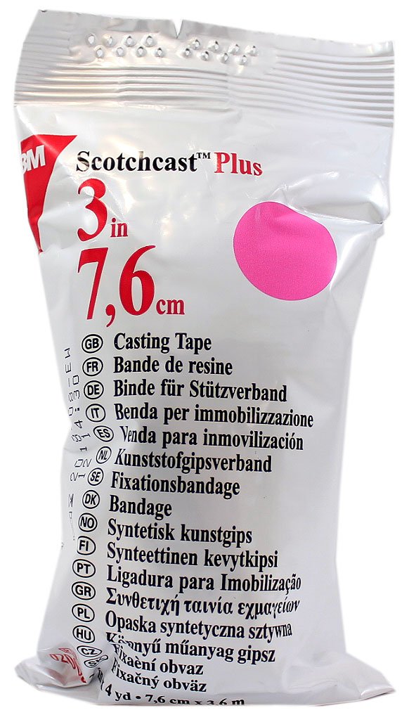 Cast Plus Fiberglass Casting Tape – 3 In x 4 Yds (BOX OF 10)
