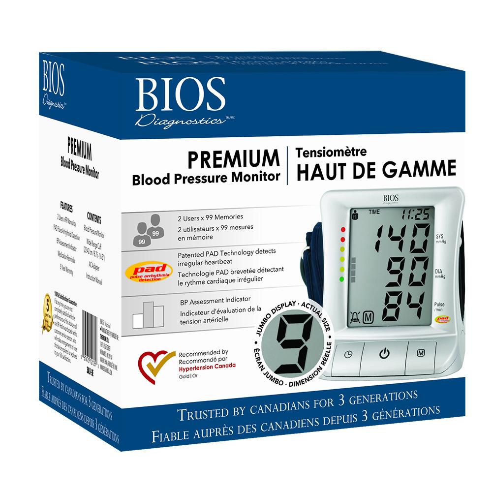 Bios Diagnostics Premium Blood Pressure Monitor