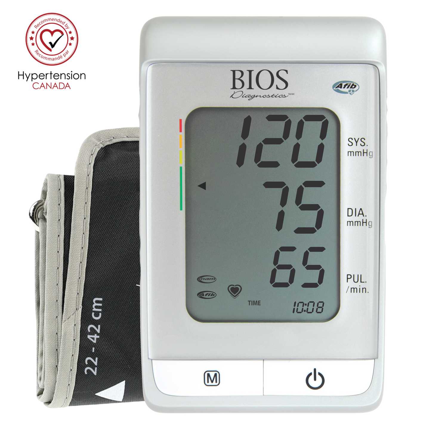 BIOS 3MS1-4Y Blood Pressure Monitor with AFIB Screening and MAM Technology