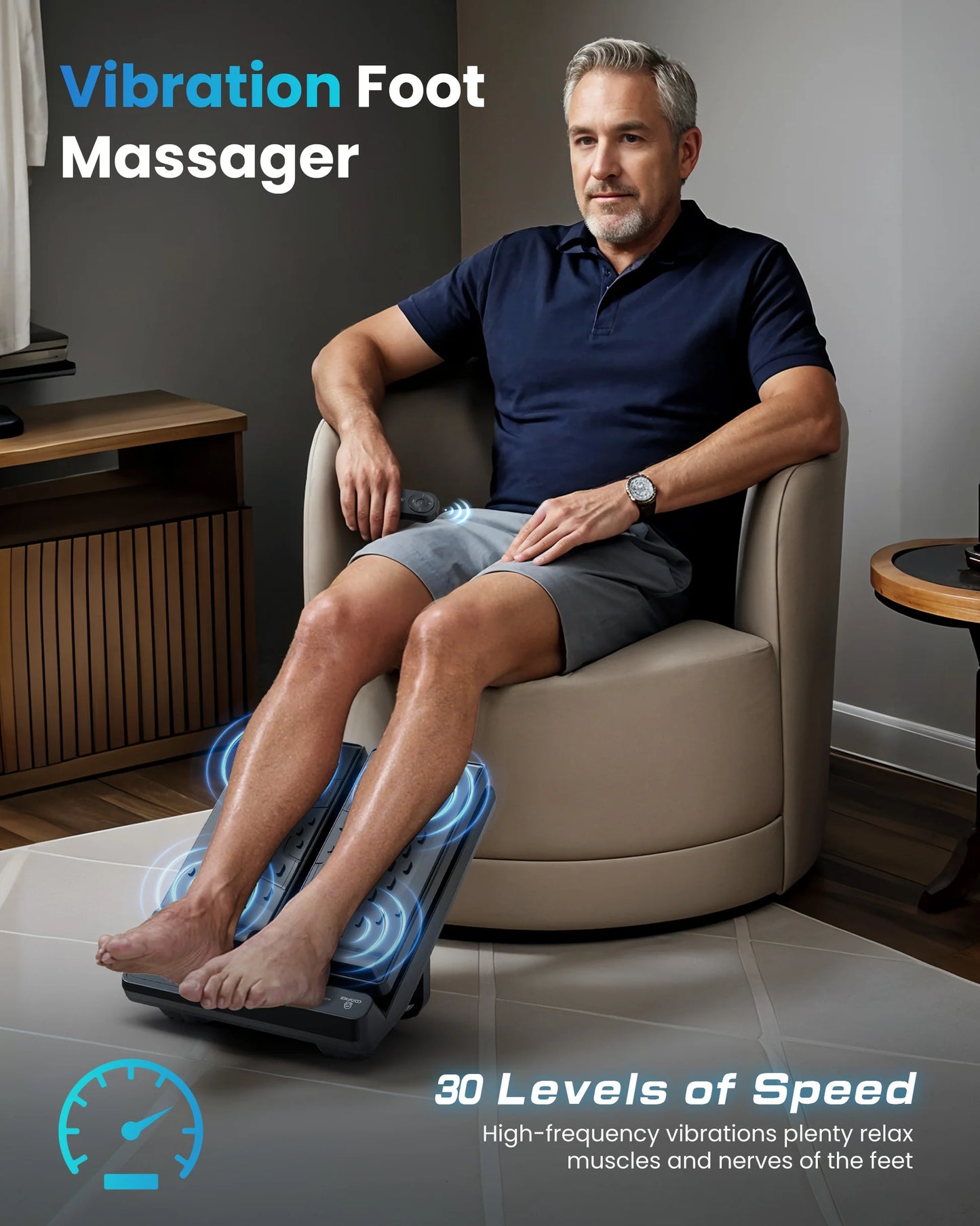 COMFIER Foot Massager with Remote Control