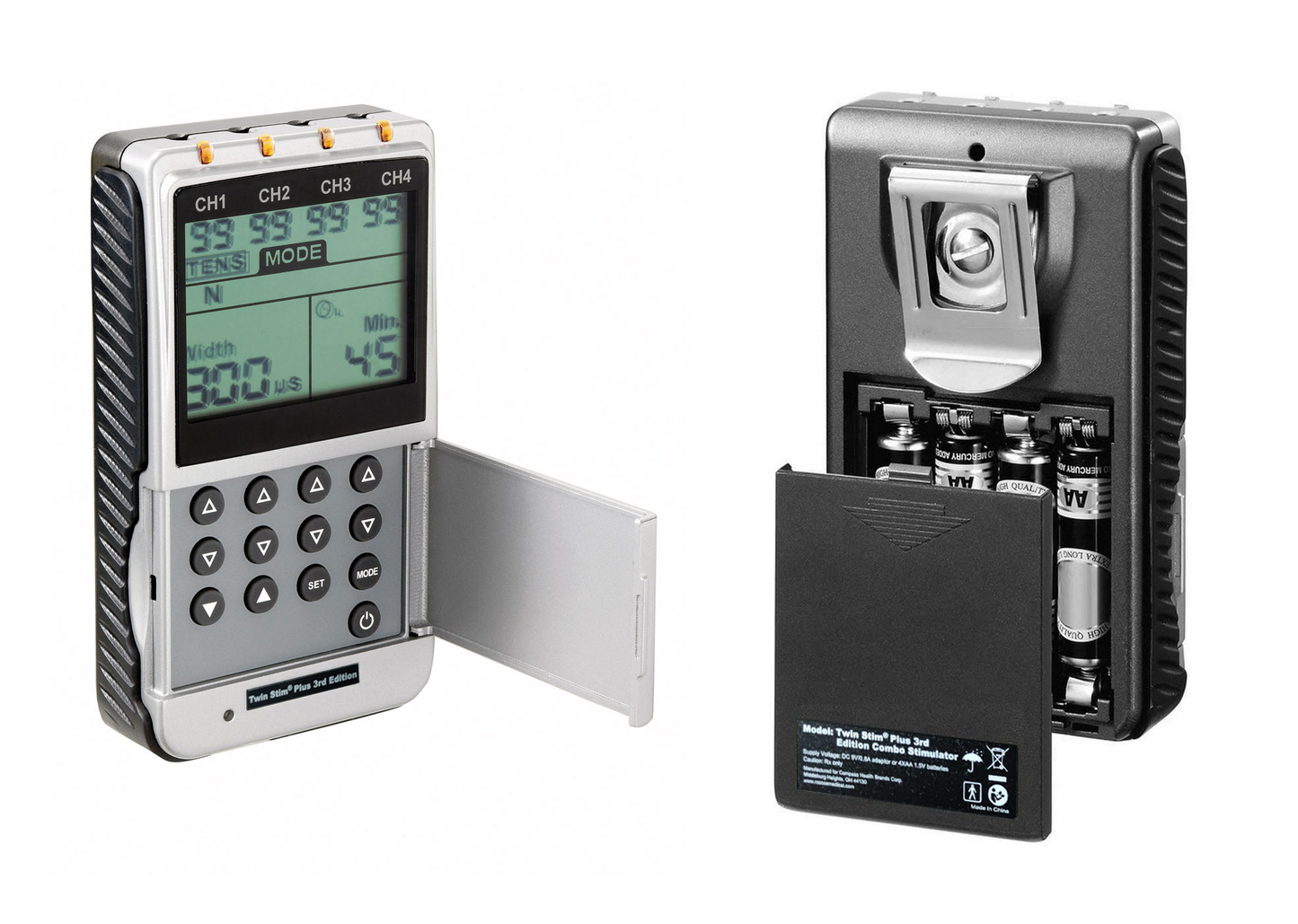 Digital Combo TENS/EMS Unit 4 Channel 8 Electrodes Pad