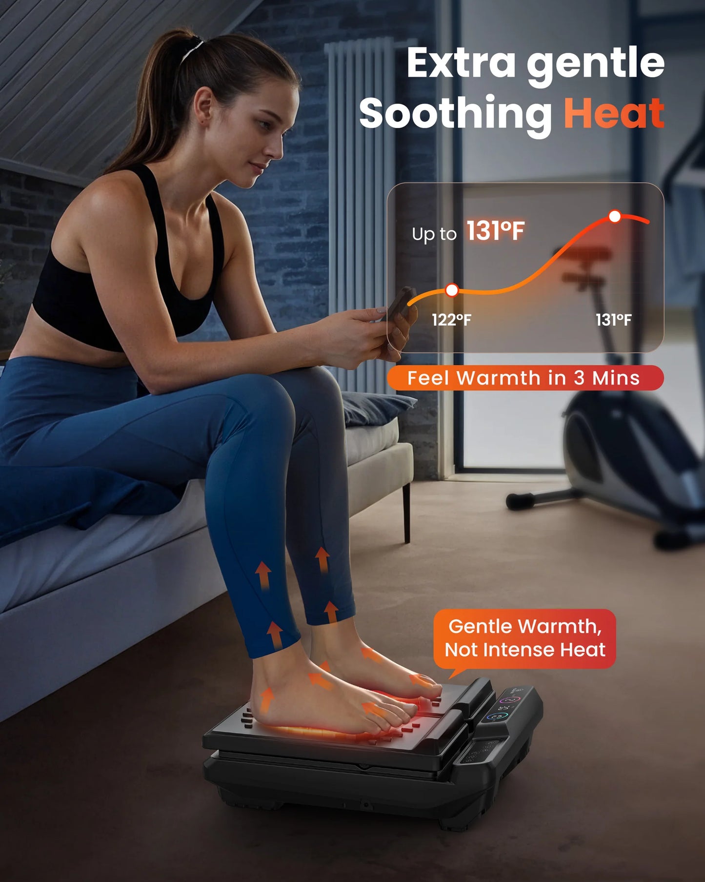 COMFIER Foot Massager with Remote Control