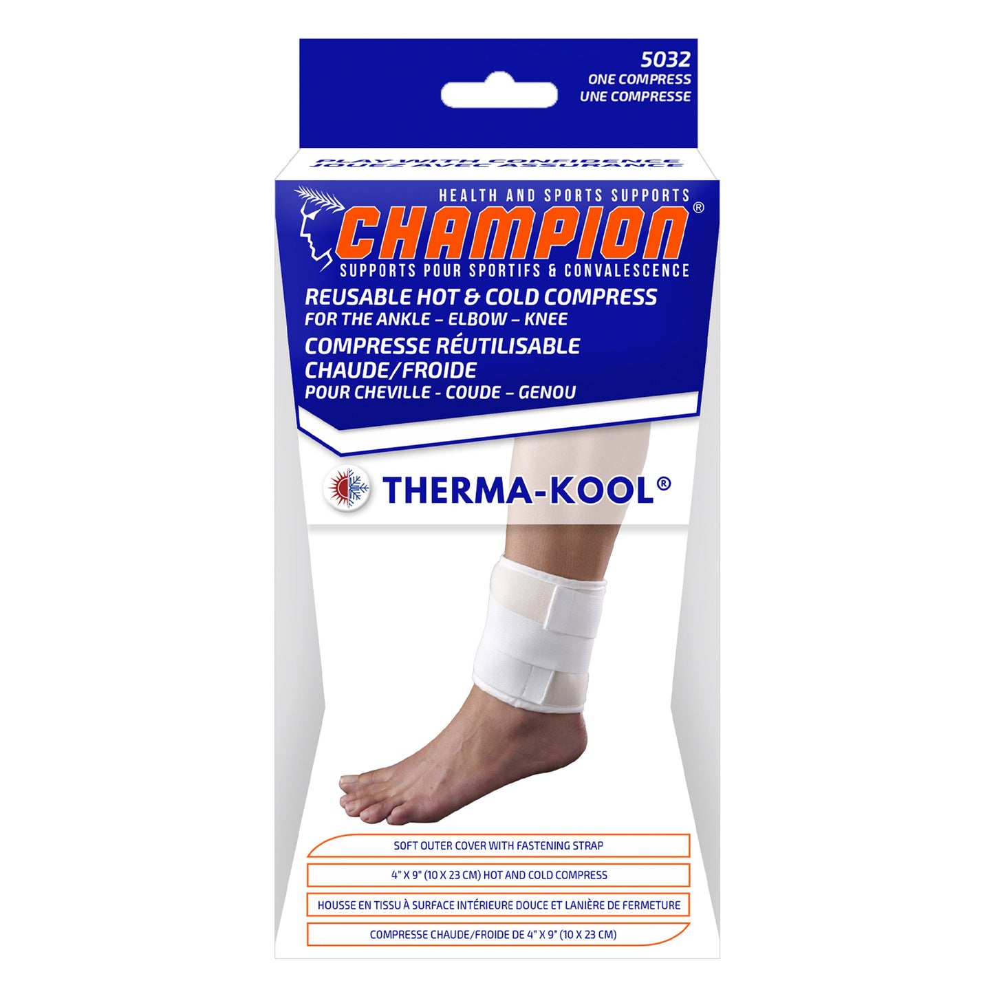 5032 / THERMA-KOOL REUSABLE HOT / COLD COMPRESS 4" X 9"