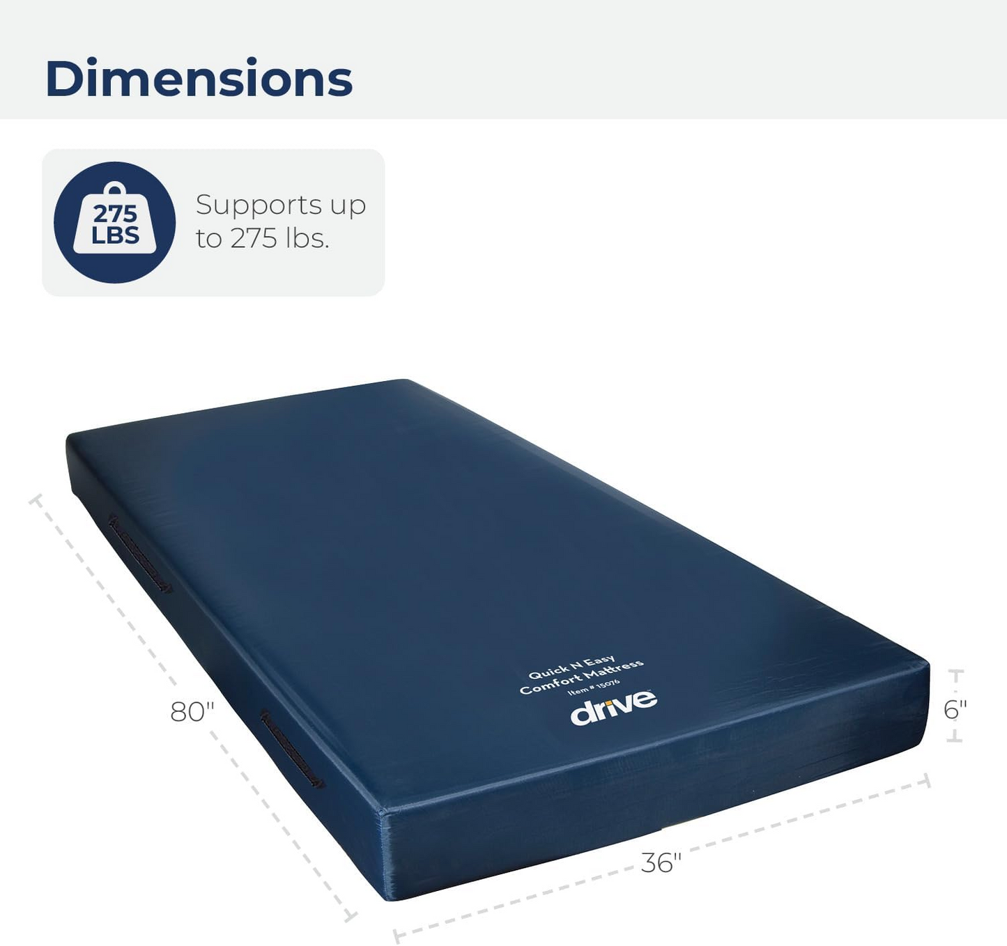 Drive Medical Quick 'N Easy Comfort Mattress